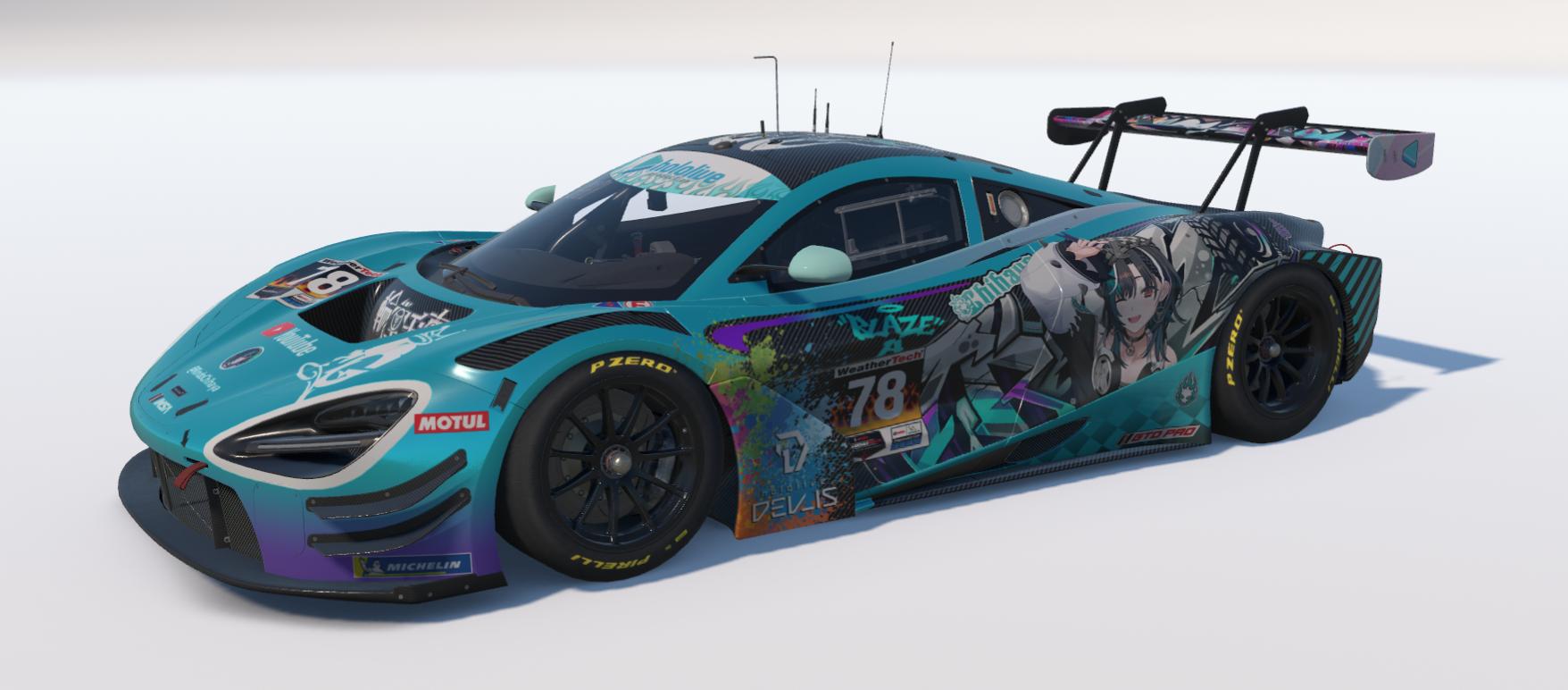 Rindo Chihaya Racing Livery ver2.0 [hololive DEV_IS FLOW-GLOW] by Riku ...
