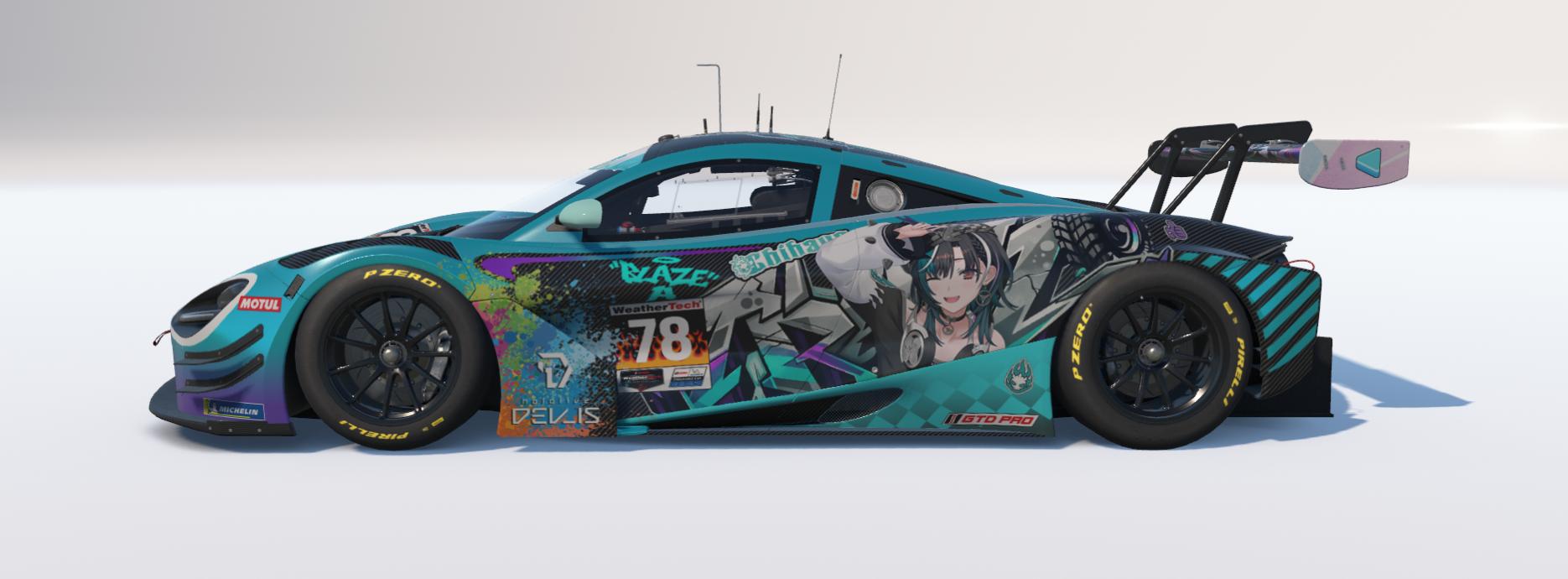 Rindo Chihaya Racing Livery ver2.0 [hololive DEV_IS FLOW-GLOW] by Riku ...