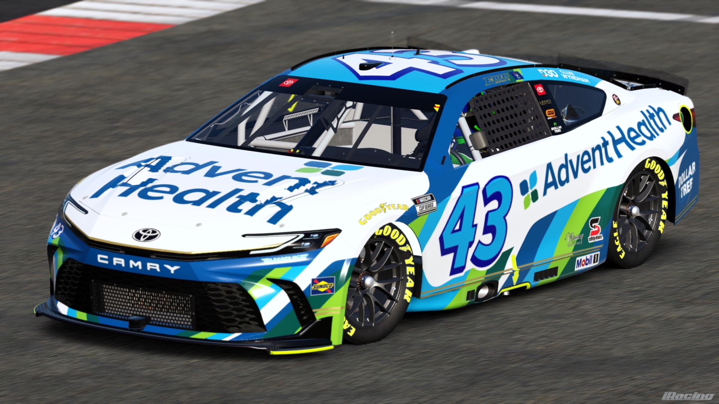 Preview of Erik Jones 2026 Advent Health (Sim #) by Gary P.