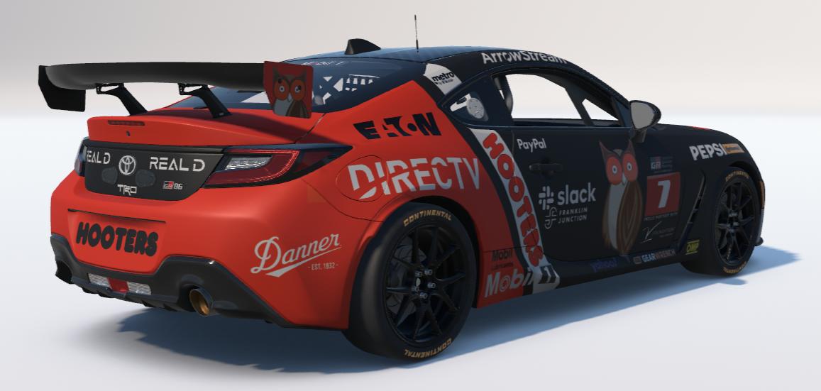 Preview of Hooters Restaurants Toyota GR86 by Ronald Lawson2