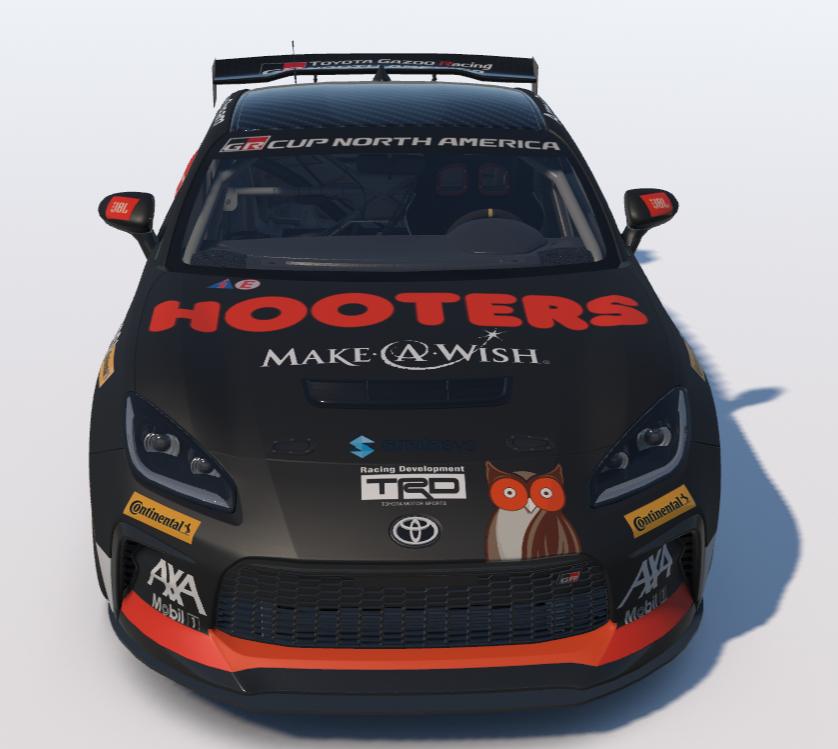 Preview of Hooters Restaurants Toyota GR86 by Ronald Lawson2