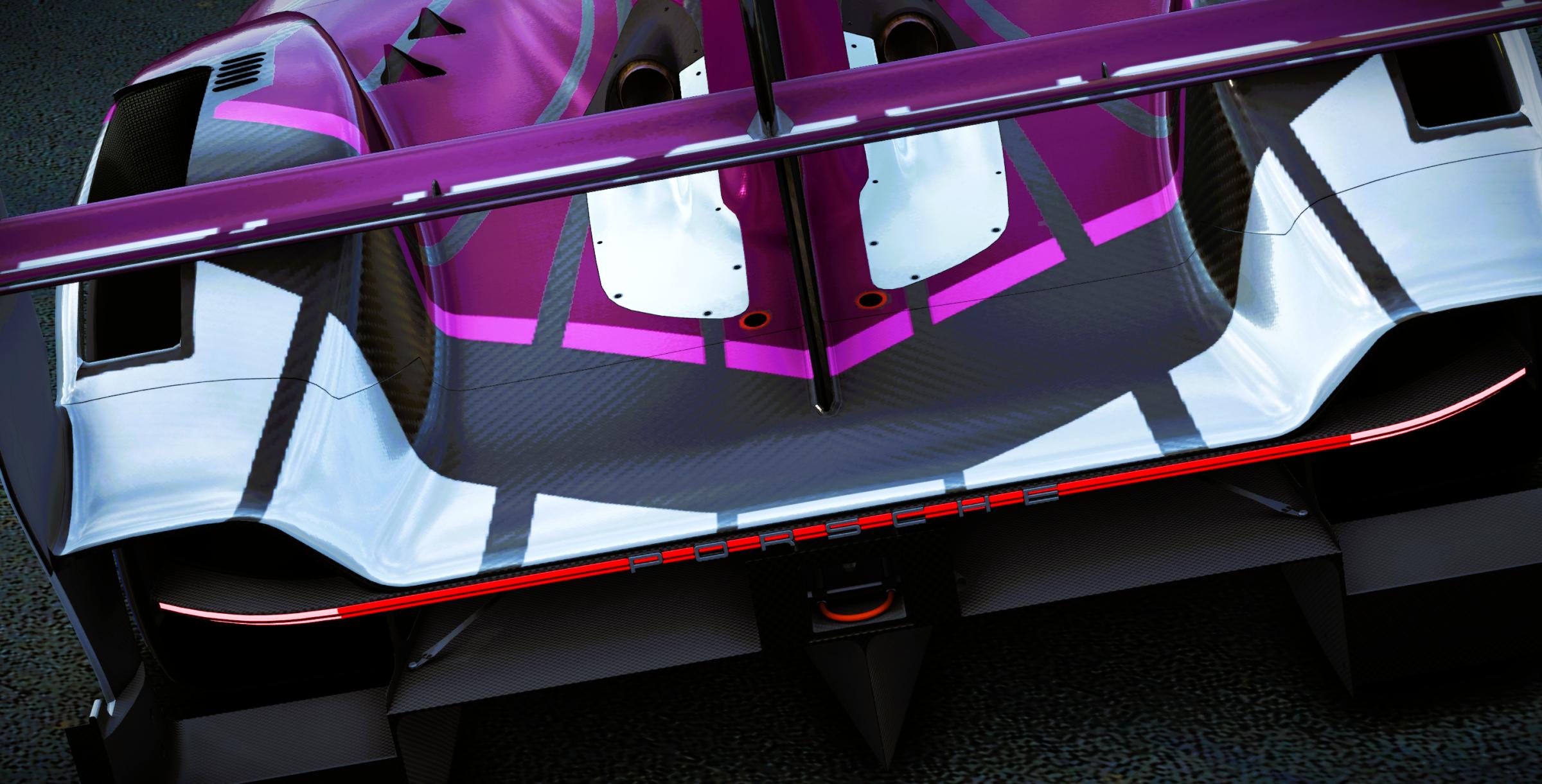 Preview of Porsche RS Spyder IMSA Throw-Back Livery Concept by Samuel J Ball