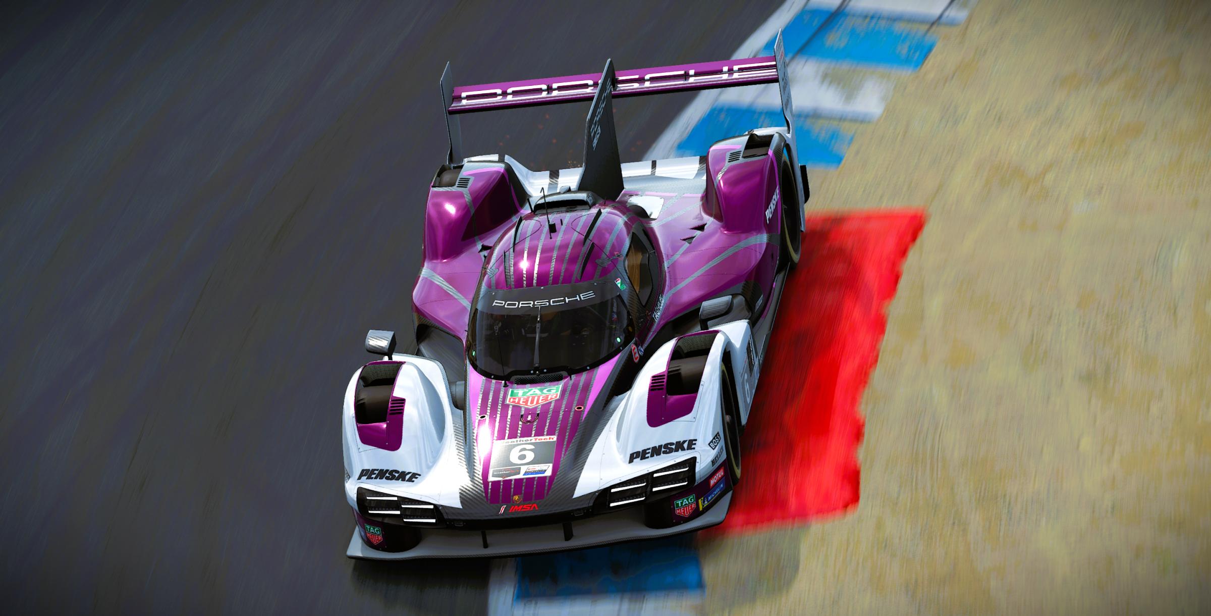 Preview of Porsche RS Spyder IMSA Throw-Back Livery Concept by Samuel J Ball