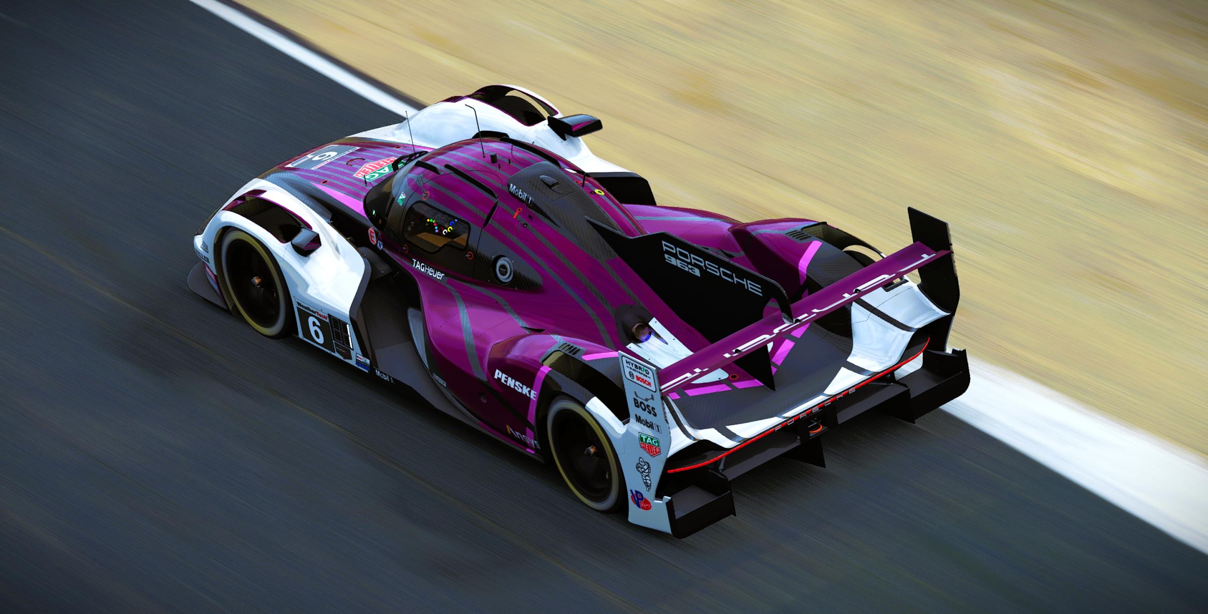 Preview of Porsche RS Spyder IMSA Throw-Back Livery Concept by Samuel J Ball