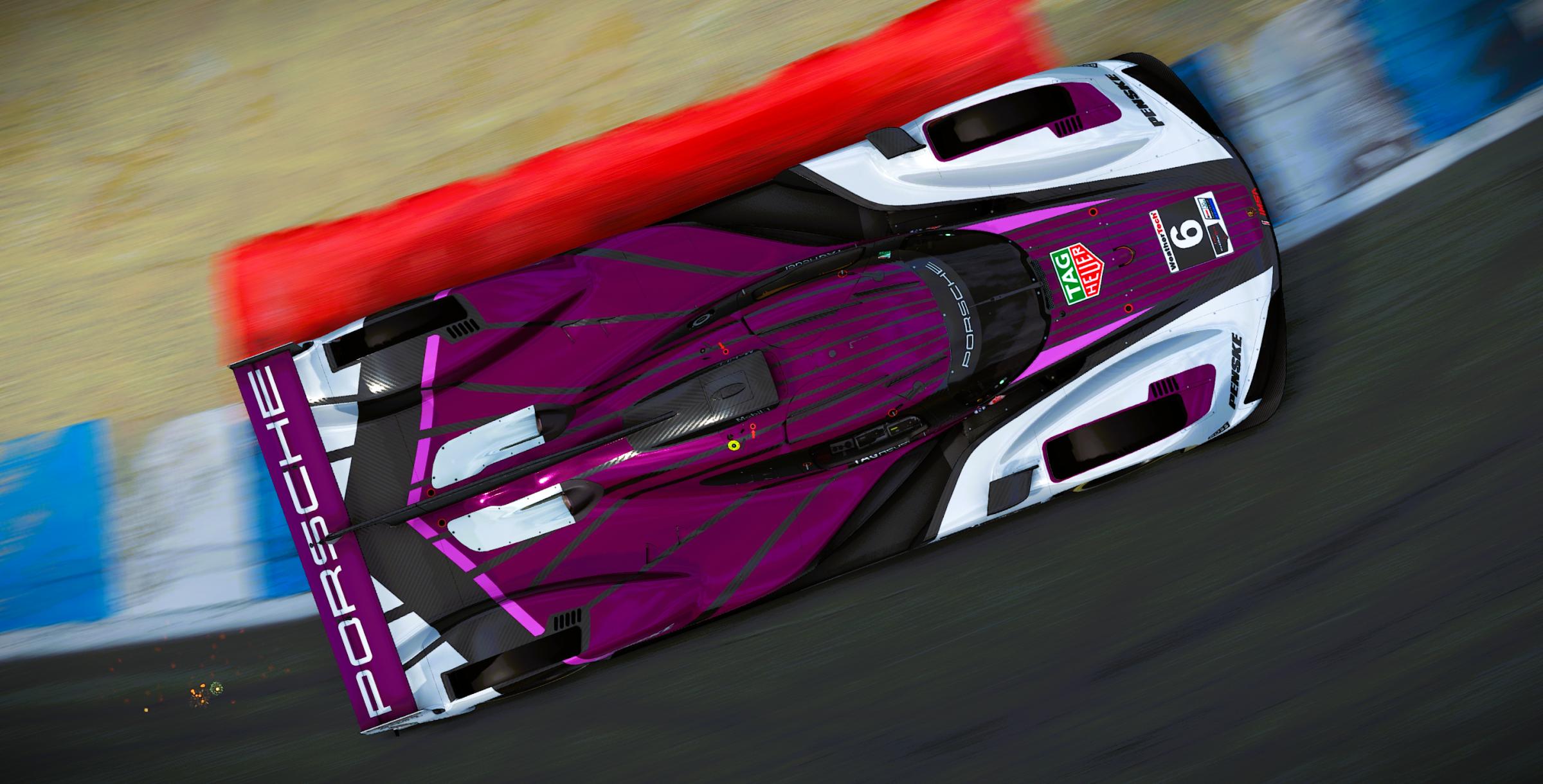 Preview of Porsche RS Spyder IMSA Throw-Back Livery Concept by Samuel J Ball