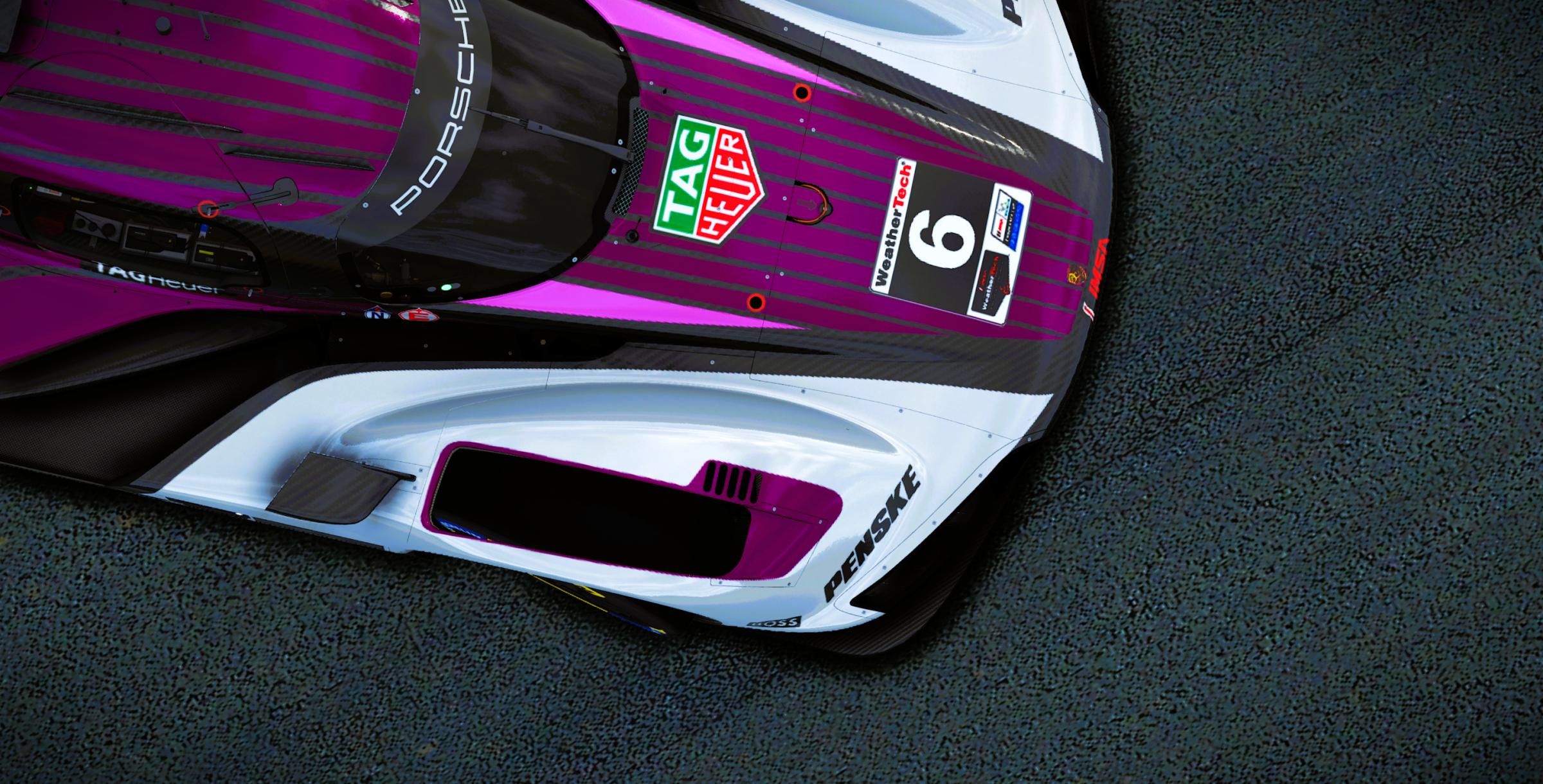 Preview of Porsche RS Spyder IMSA Throw-Back Livery Concept by Samuel J Ball