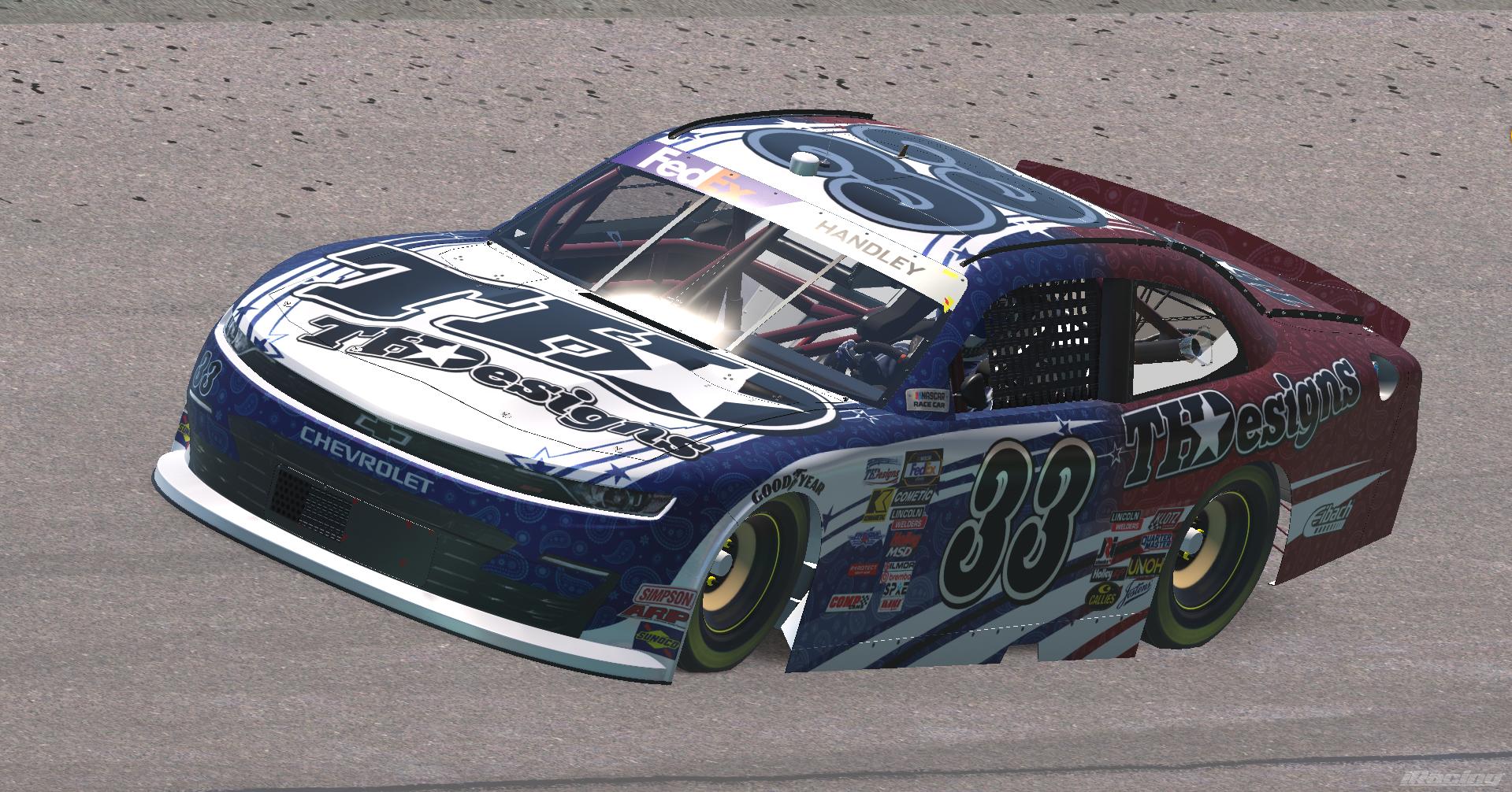 Preview of 2026 - #33 - Jacob Abner - THD / TH Designs - 2026 FedEx / NOAPS / Nascar OReilly Auto Parts Series by Teejay Handley