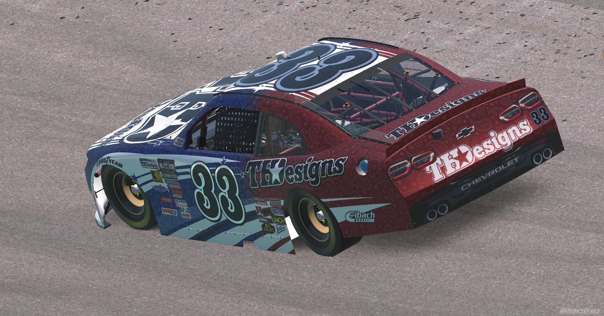 Preview of 2026 - #33 - Jacob Abner - THD / TH Designs - 2026 FedEx / NOAPS / Nascar OReilly Auto Parts Series by Teejay Handley