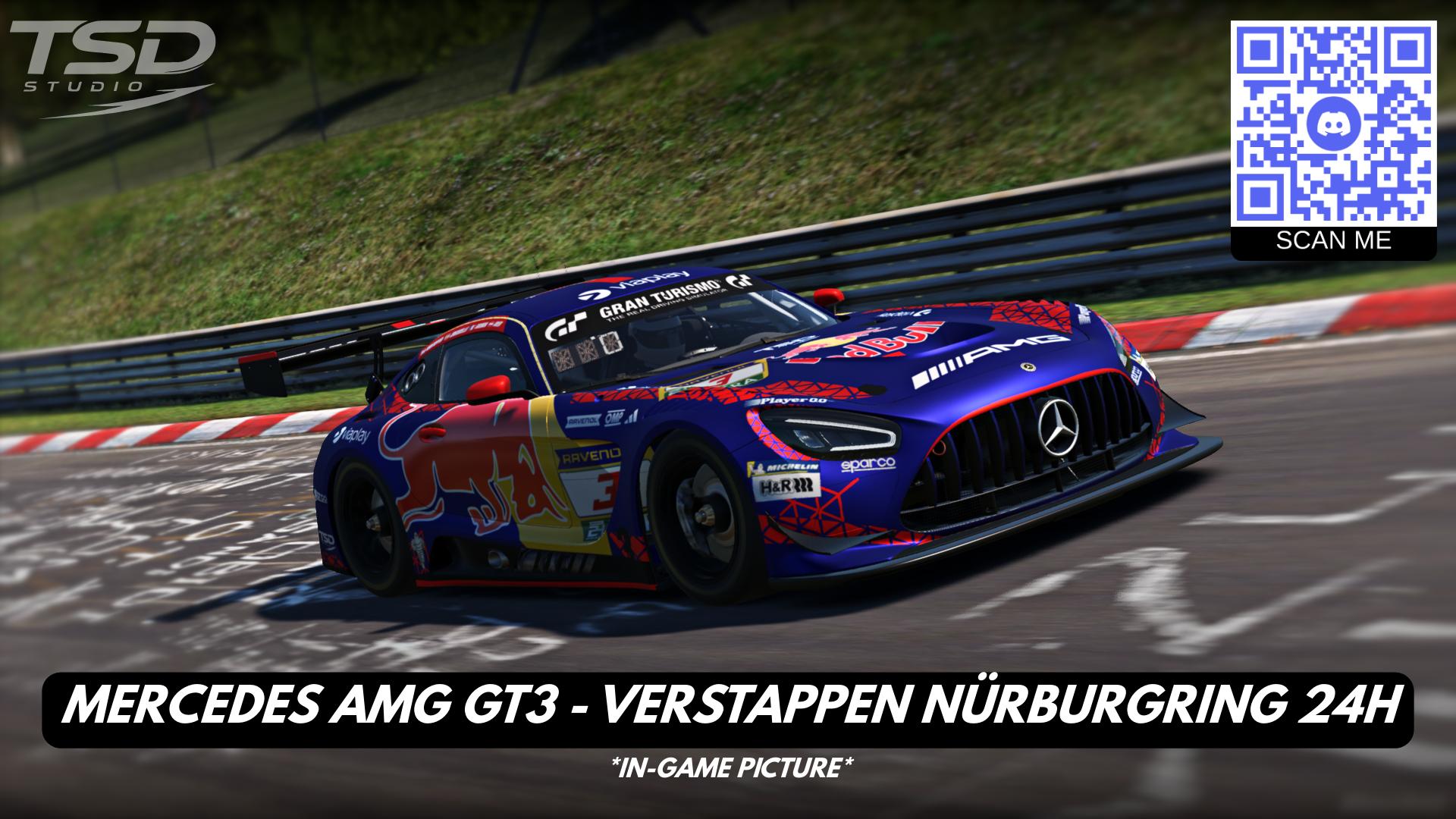 Preview of Mercedes AMG GT3 – Red Bull Verstappen (Nürburgring 24h 2026) by Andres T.