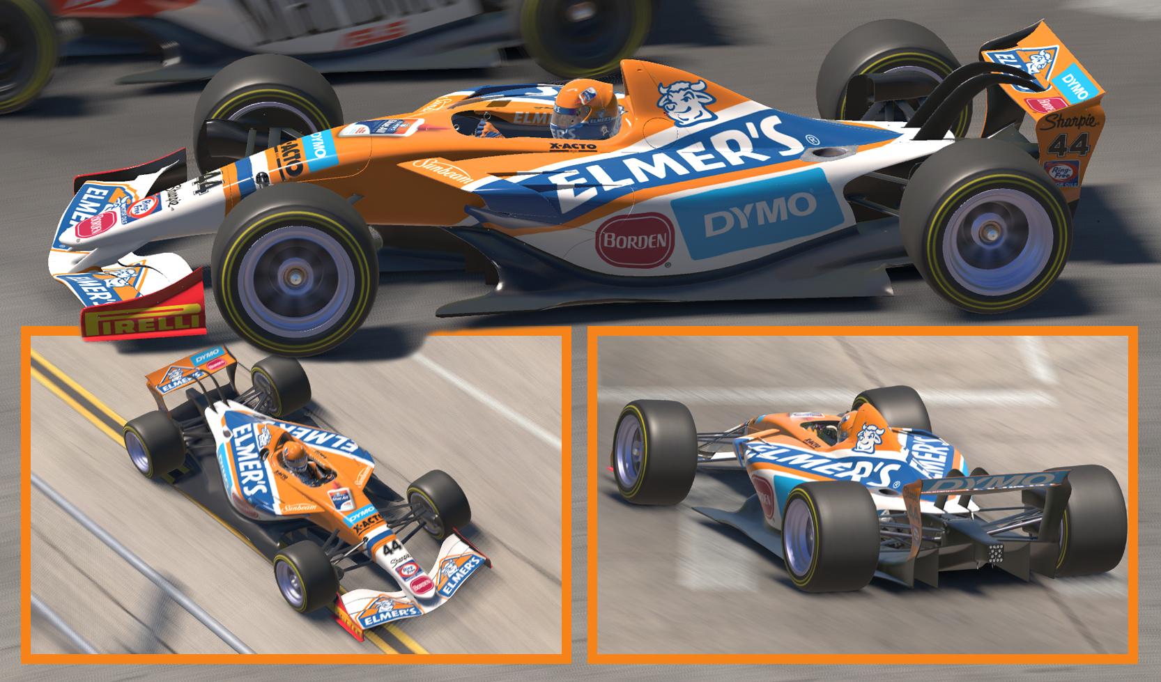 Preview of Dallara IR 01 Elmers by Clyde Coman