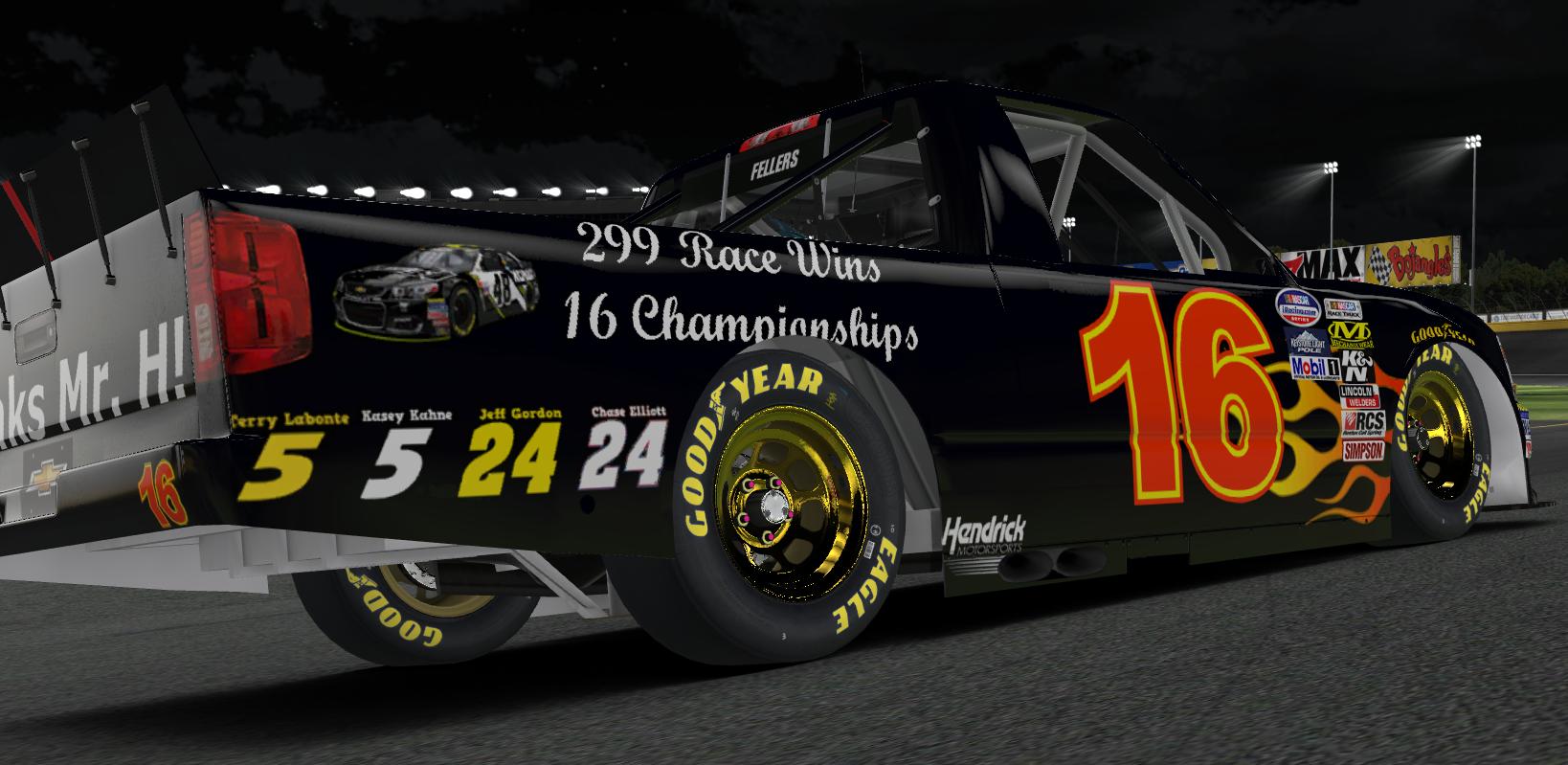 Preview of Rick Hendrick appreciation truck by Jack Fellers