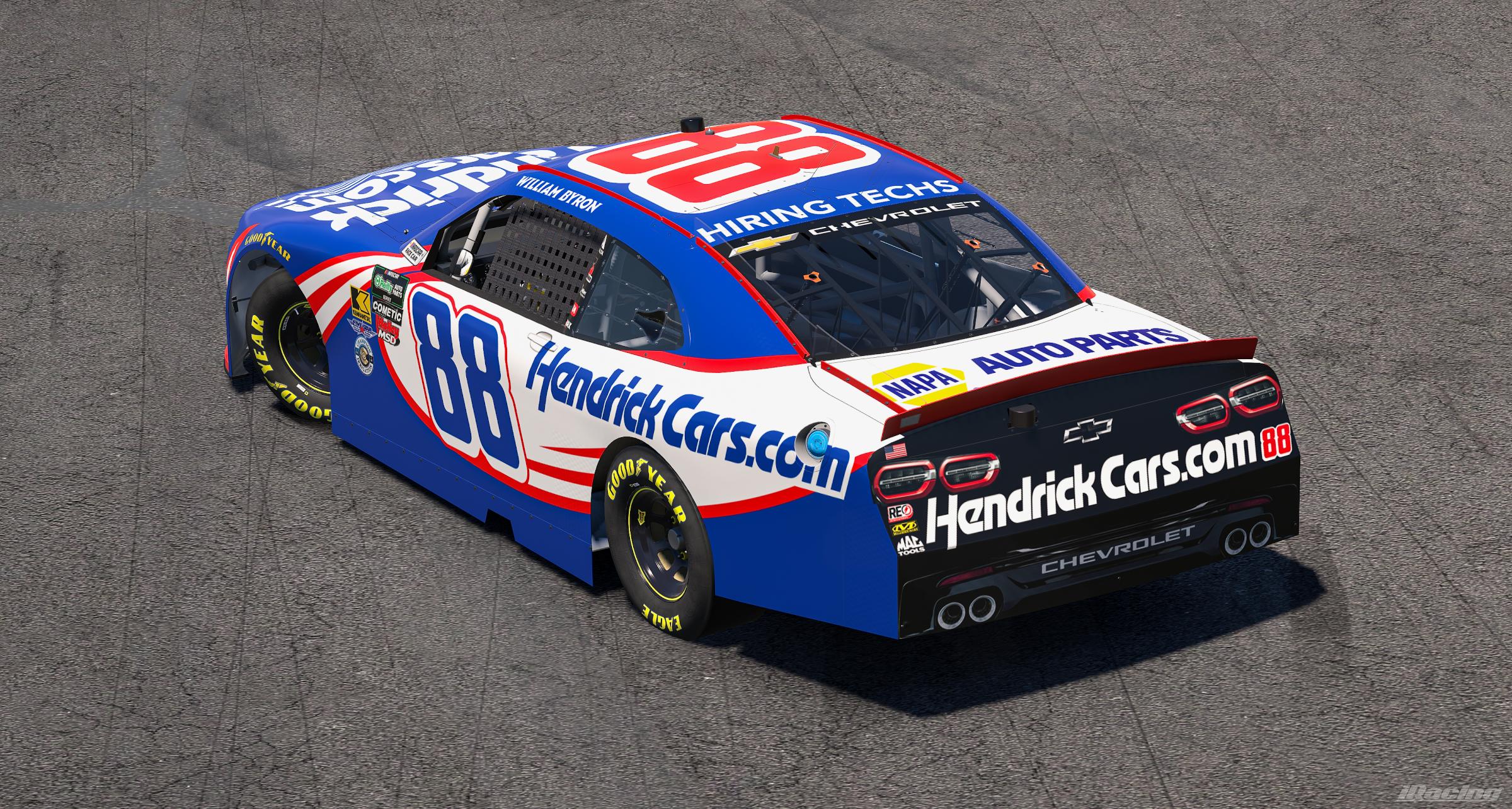 Preview of 2026 William Byron Hendrick Cars.com Chevrolet by Ryan A Williams