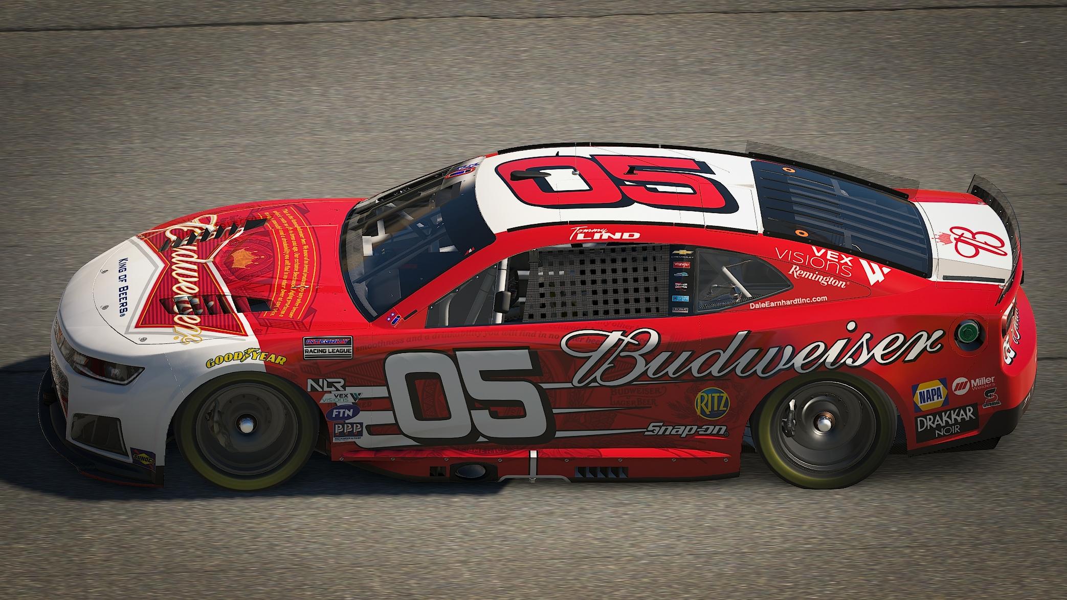 Preview of #05 - Budweiser (14 Harvick/04 Earnhardt)- Next Gen ZL1 - Tommy Lind by Eric McFarland