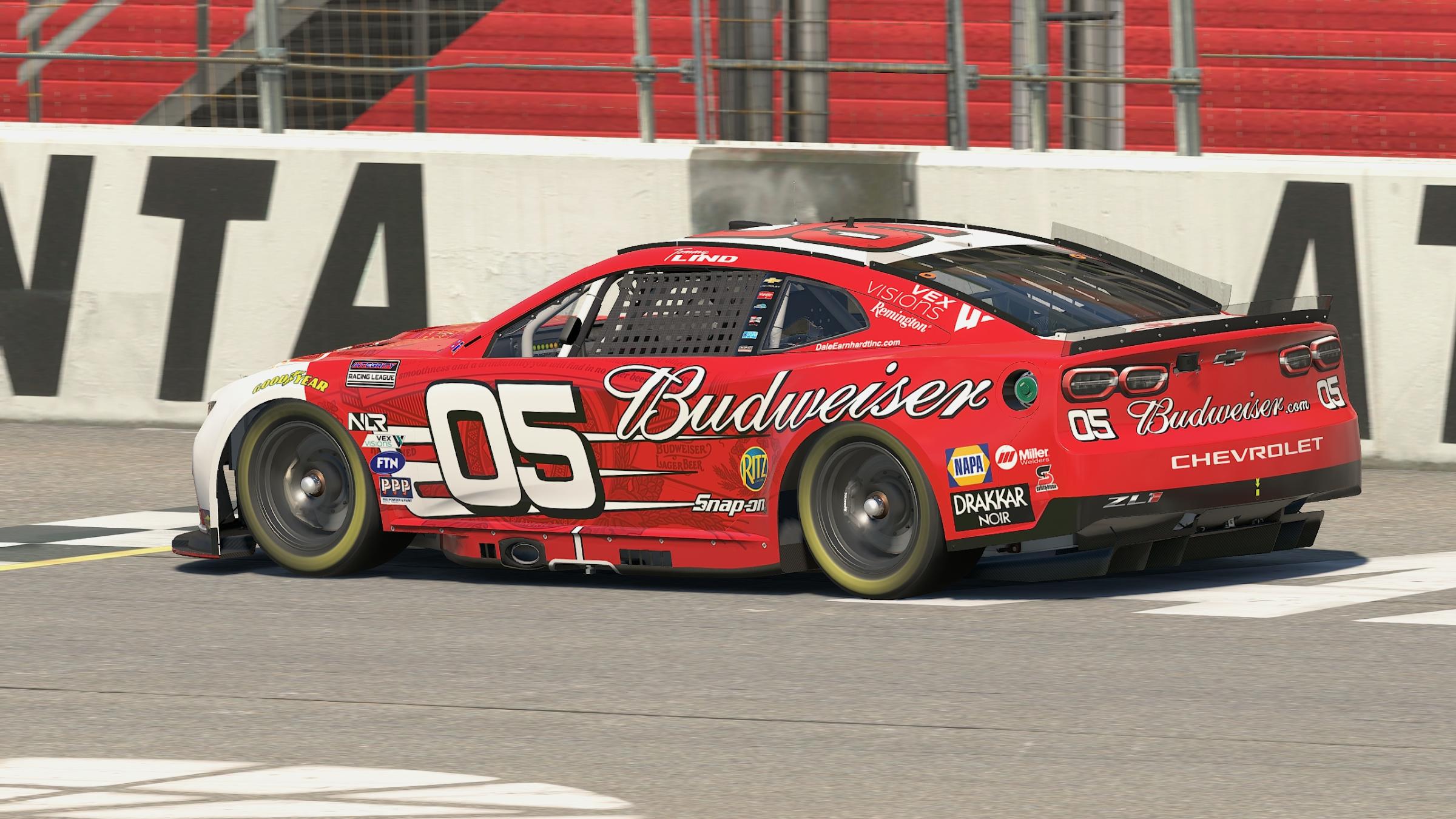 Preview of #05 - Budweiser (14 Harvick/04 Earnhardt)- Next Gen ZL1 - Tommy Lind by Eric McFarland