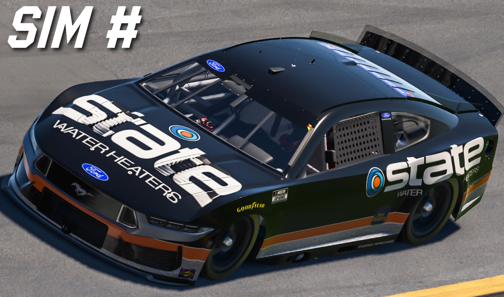 Preview of 2026 State Water Heaters #4 Ford Mustang Dark Horse - Sim Stamped # by Jordan N.