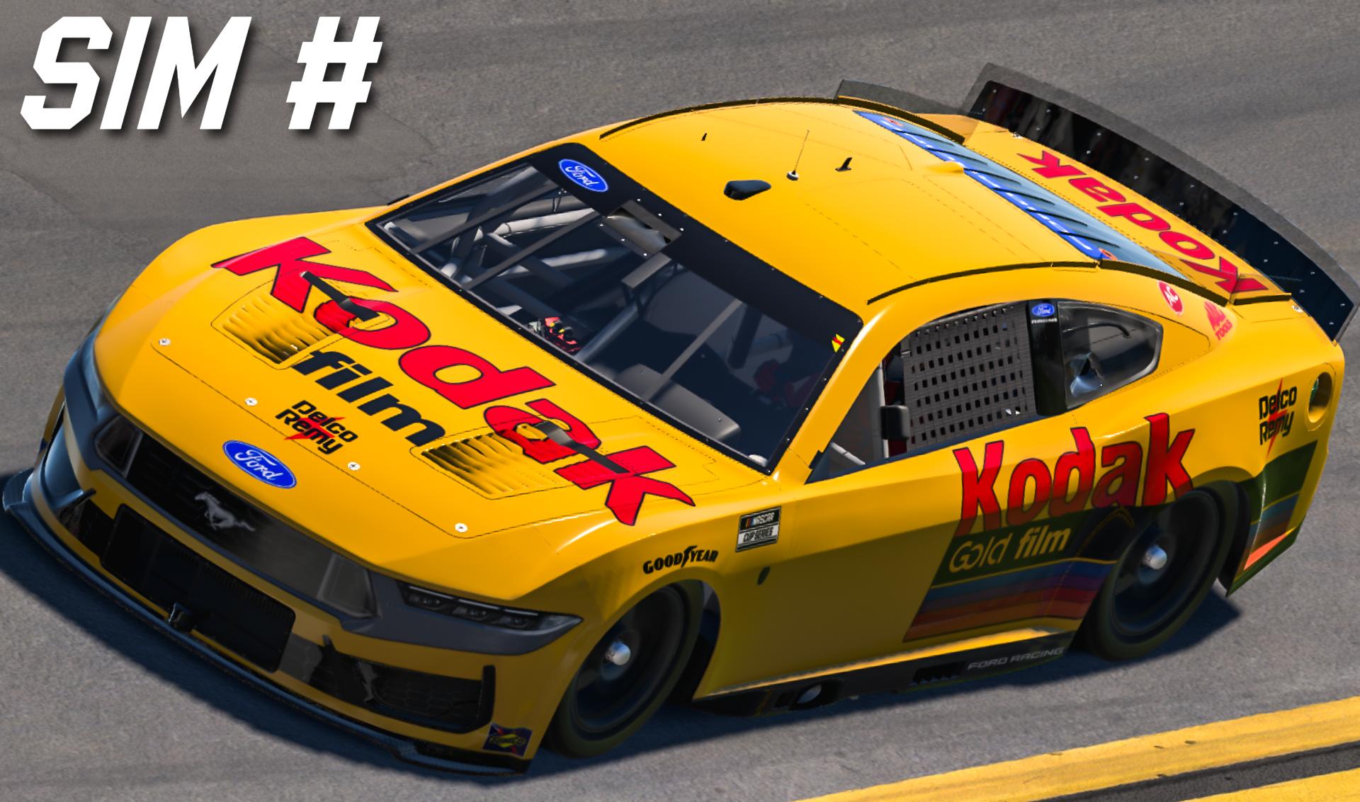 Preview of 2026 Kodak #40 Ford Mustang Dark Horse - Sim Stamped # by Jordan N.