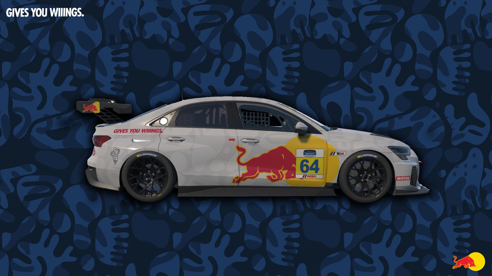 Preview of REDBULL | Gives You Wiiings White | Audi TCR by Colby Uhl
