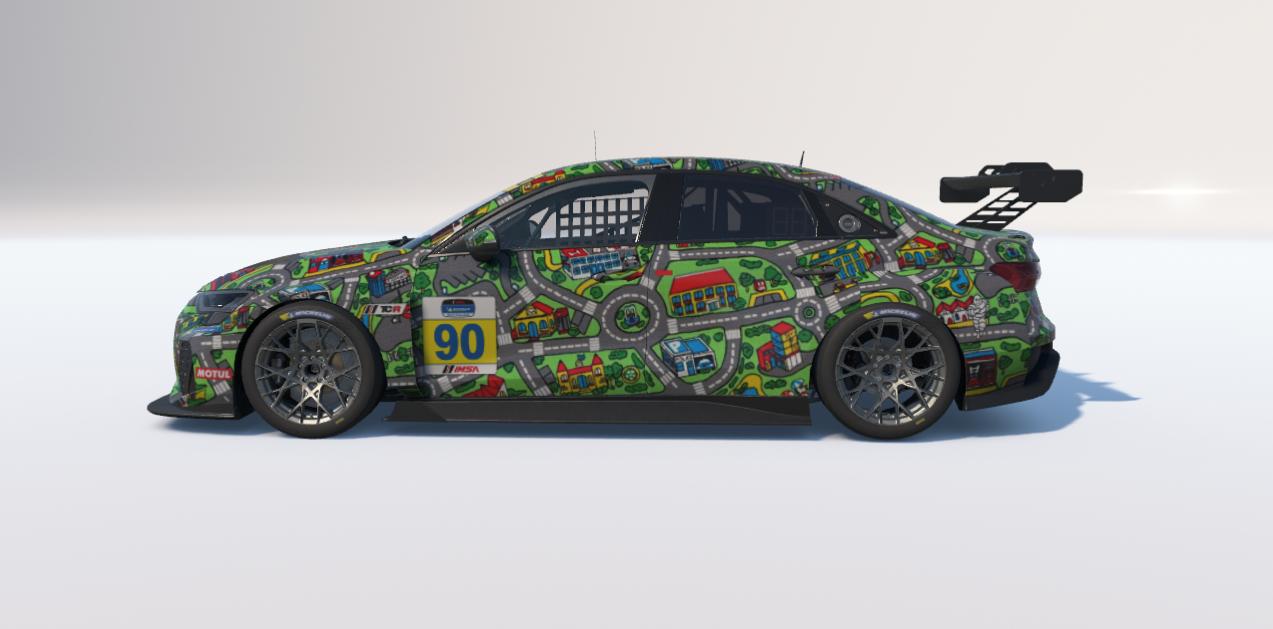 Preview of Car City Rug - Audi TCR by Carson Rowland