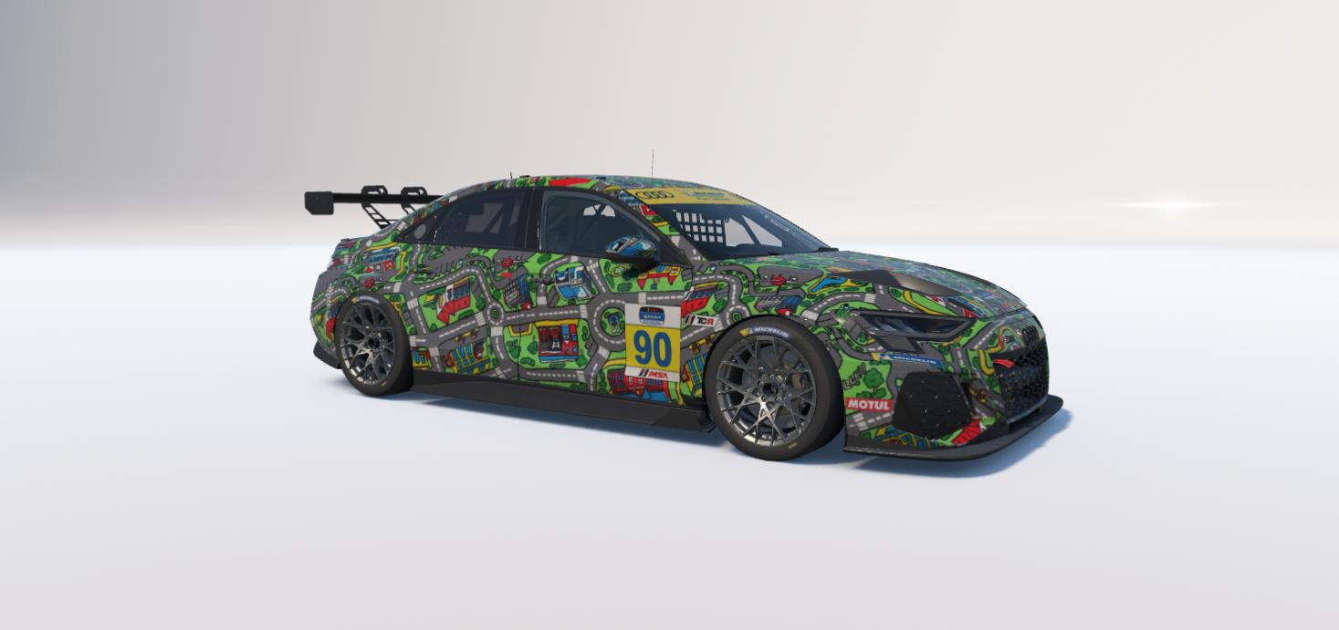 Preview of Car City Rug - Audi TCR by Carson Rowland