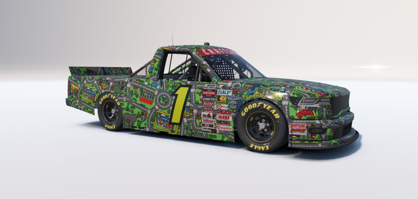 Preview of Car City Rug - Ram Truck by Carson Rowland