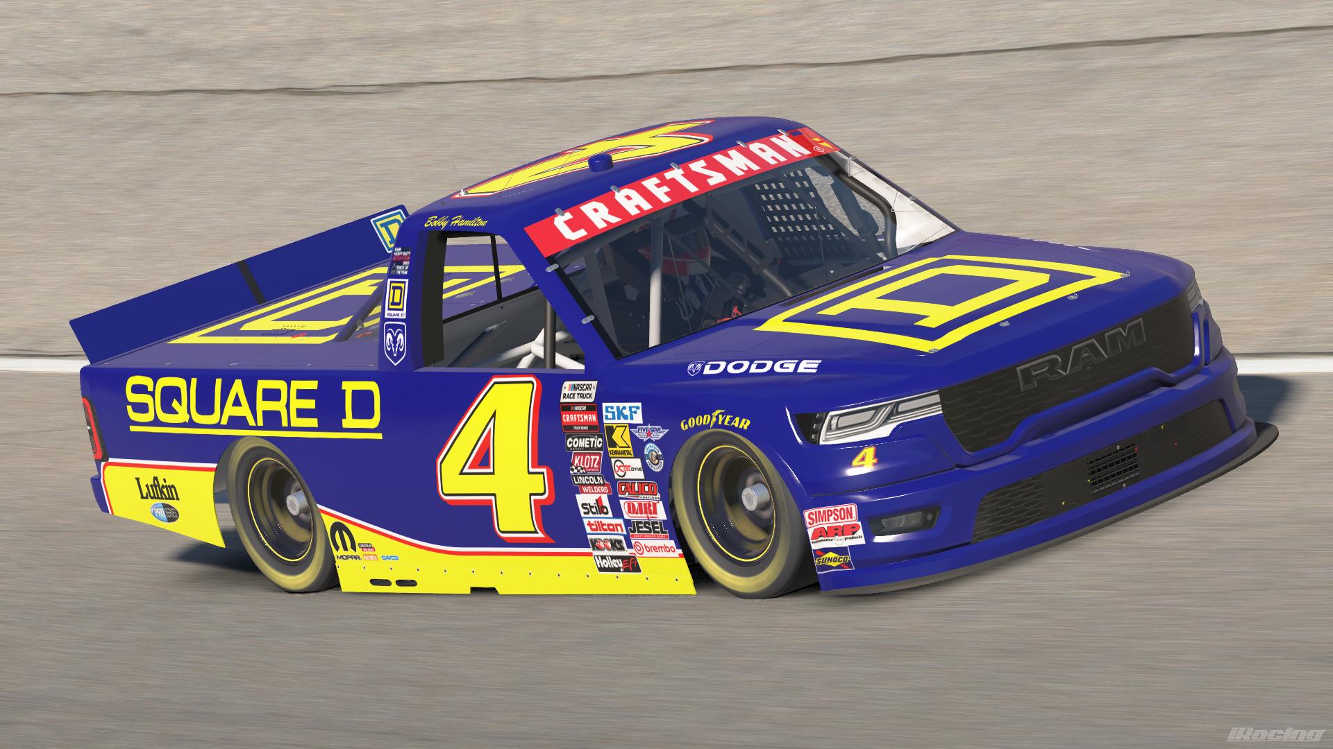 Preview of (No #) 2004 Bobby Hamilton #4 Square D Ram by Nathan D Kiani