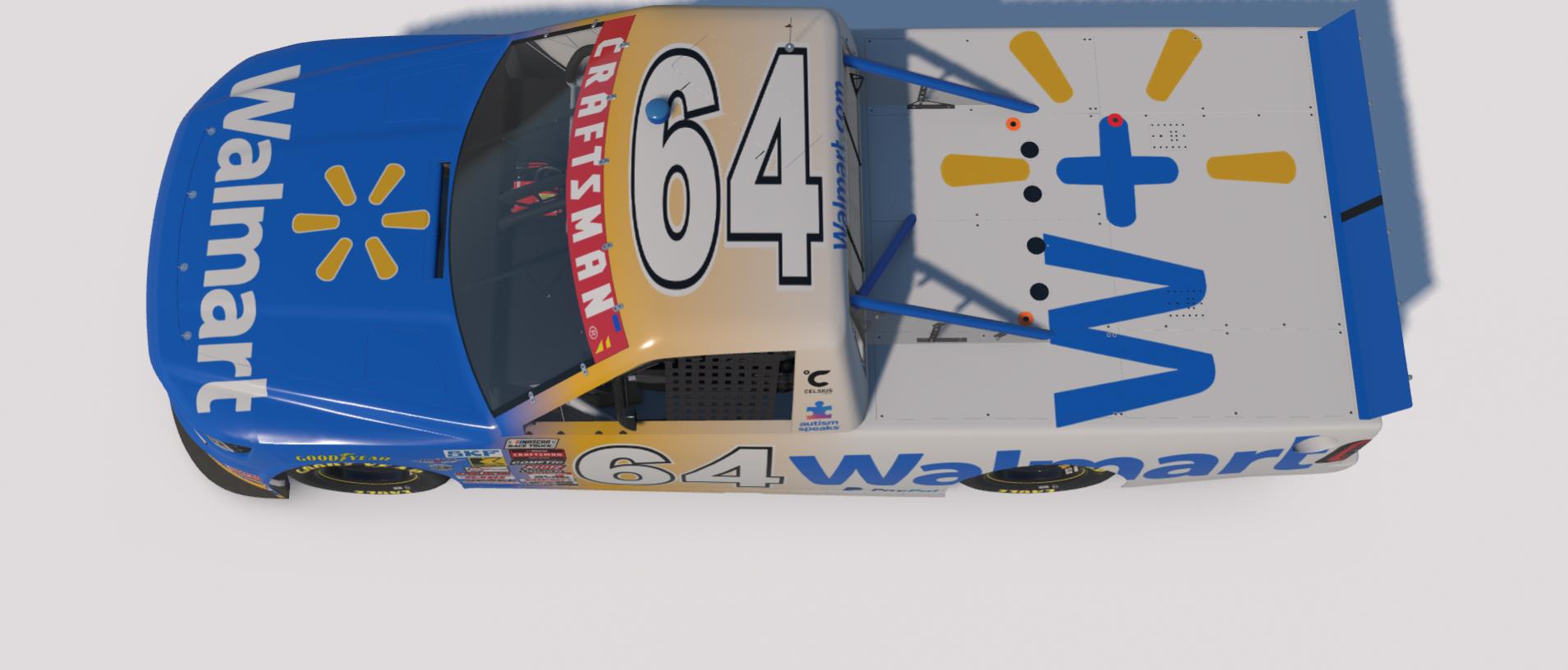 Preview of NASCAR Truck Ram Team Walmart 2026 by Johnny McNamara