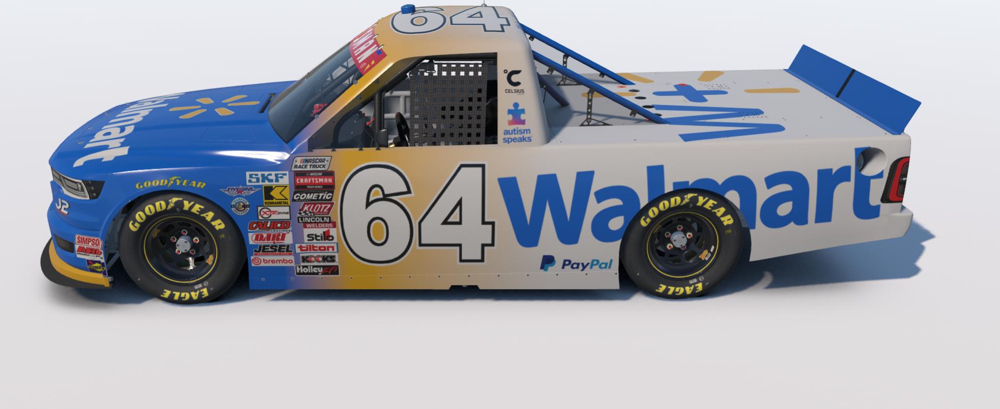 Preview of NASCAR Truck Ram Team Walmart 2026 by Johnny McNamara
