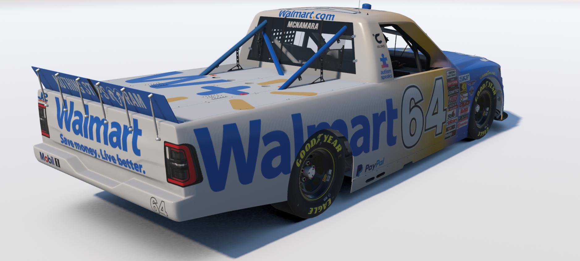 Preview of NASCAR Truck Ram Team Walmart 2026 by Johnny McNamara