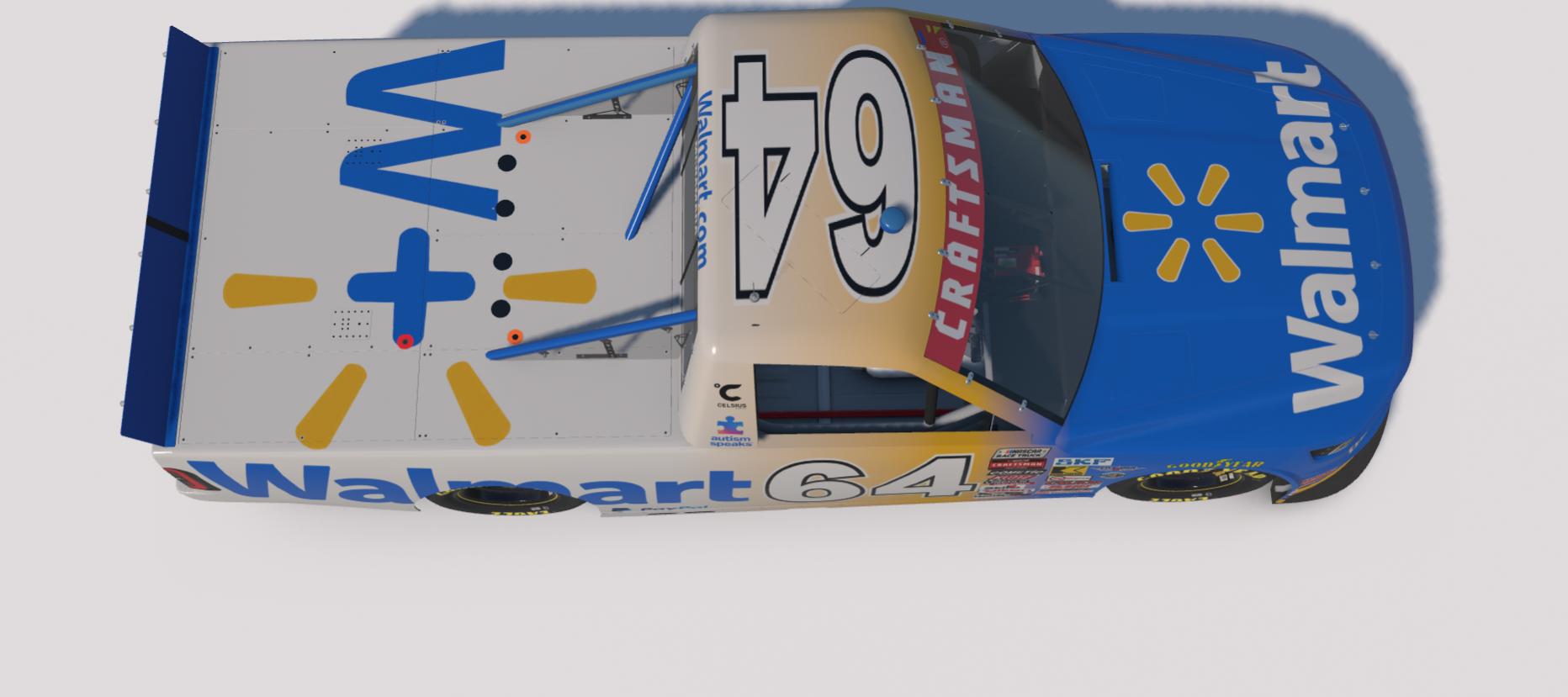 Preview of NASCAR Truck Ram Team Walmart 2026 by Johnny McNamara