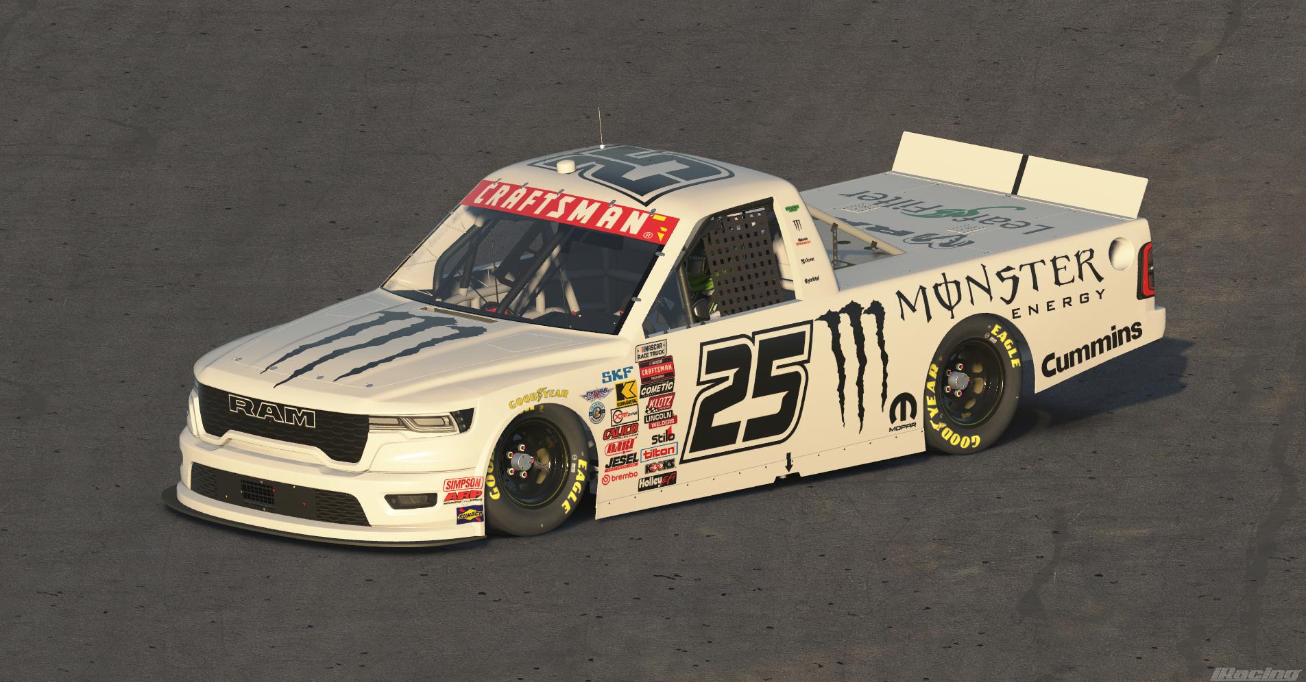 Preview of White Monster Energy Drink Ram by Davie Hendricks