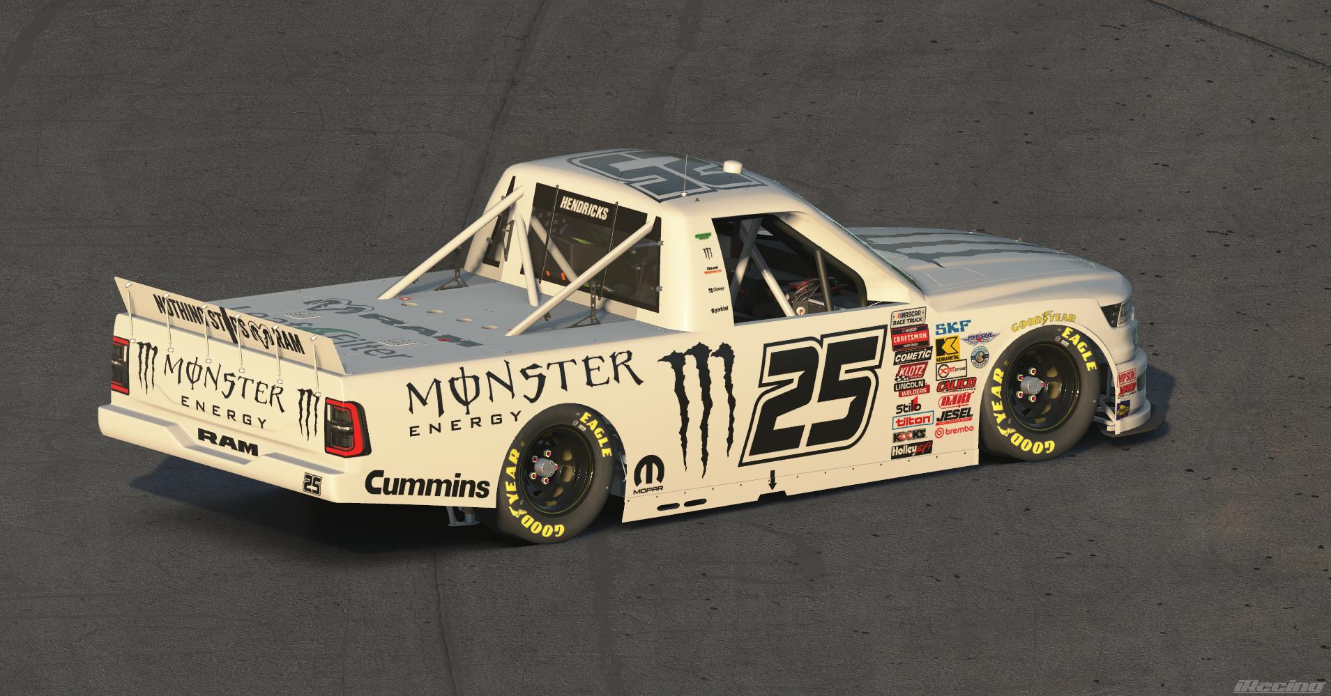 Preview of White Monster Energy Drink Ram by Davie Hendricks