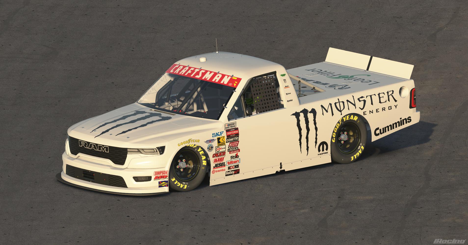 Preview of White Monster Energy Drink Ram by Davie Hendricks