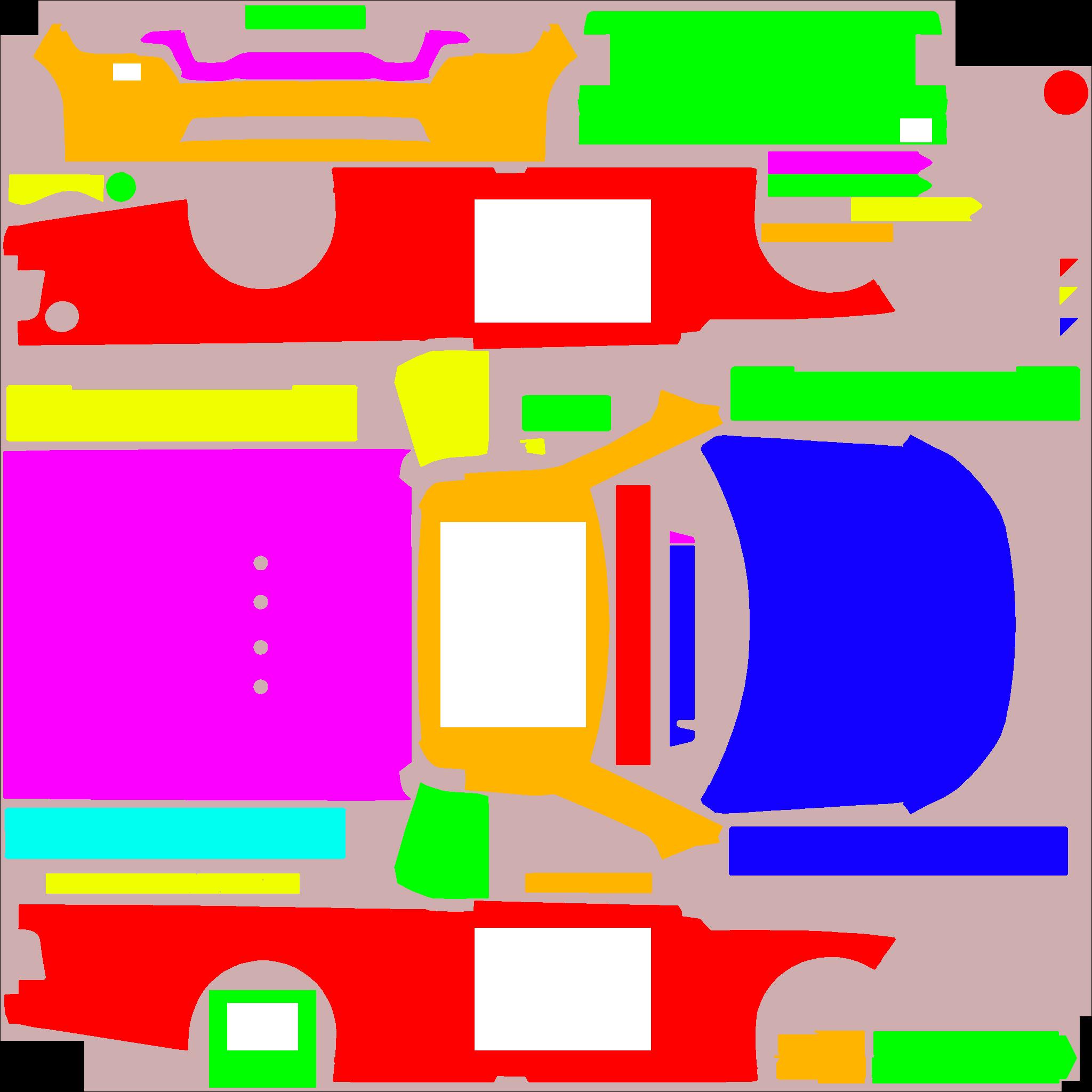 Preview of Nascar Truck Ram Colored Parts by Clyde Coman