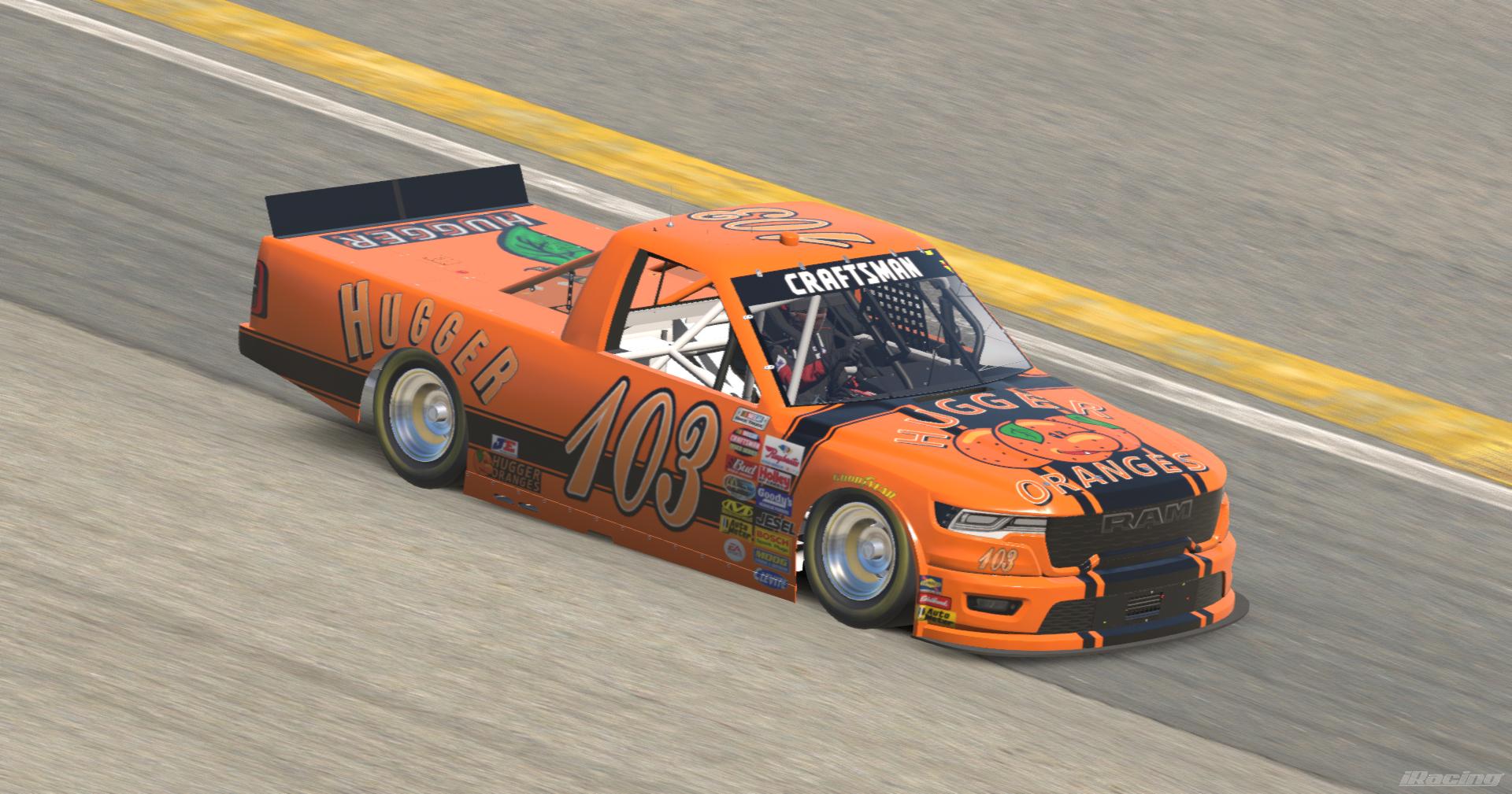 Preview of Nascar 05 103 Hugger Oranges RAM Pro# by Kyle Carpenter