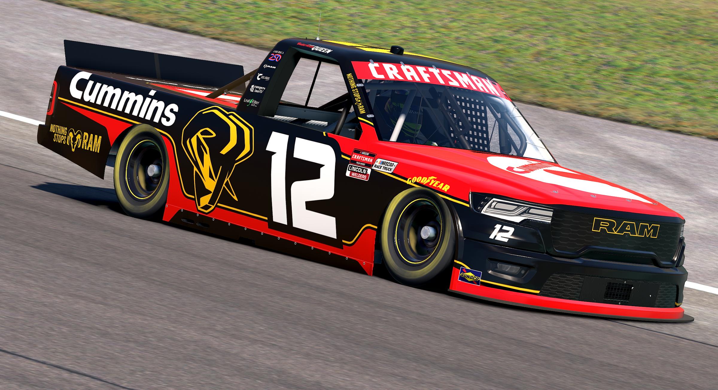 Preview of Brenden Queen - #12 Cummins RAM (2026 NCTS) by JD Laird