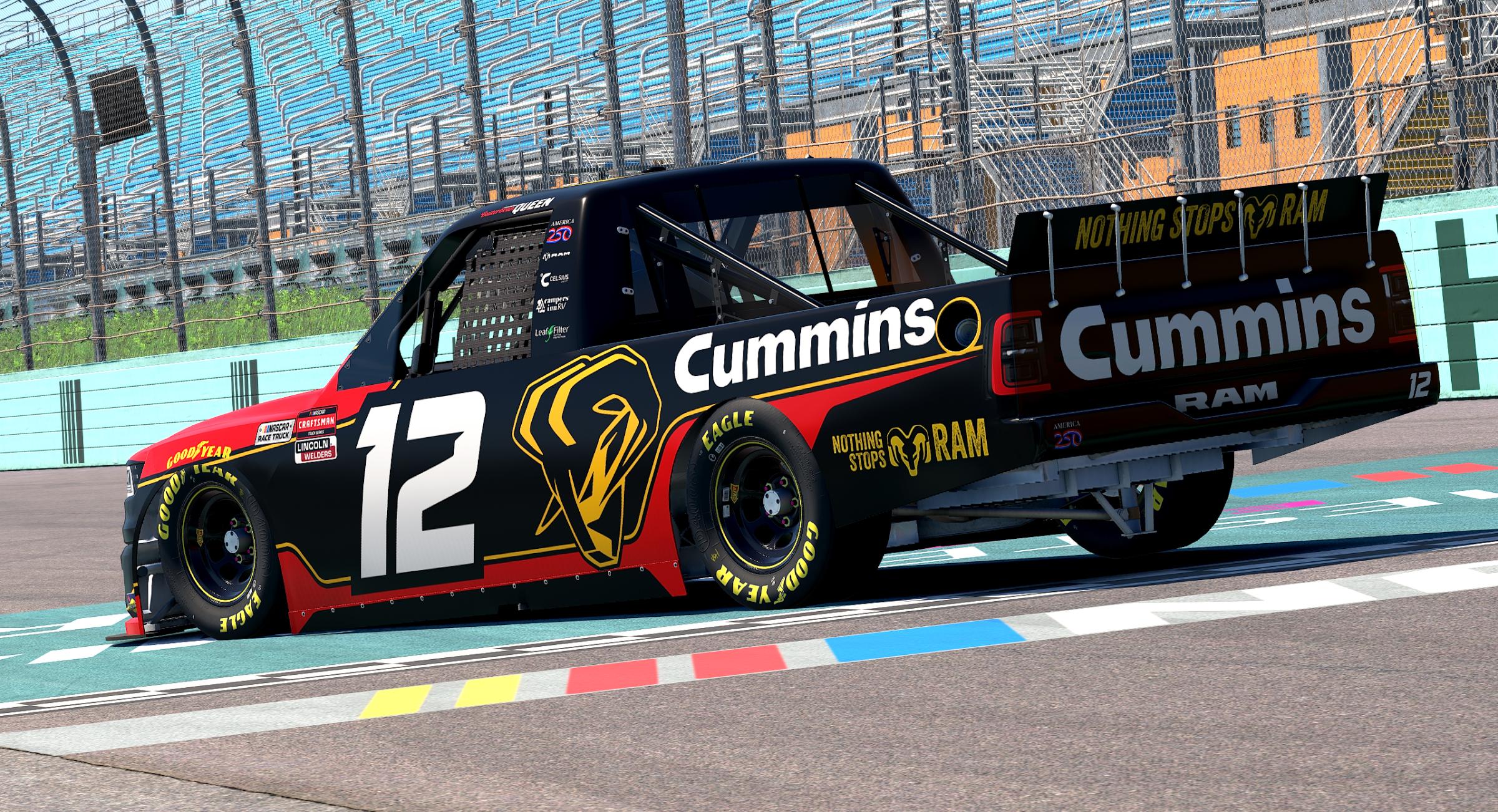 Preview of Brenden Queen - #12 Cummins RAM (2026 NCTS) by JD Laird