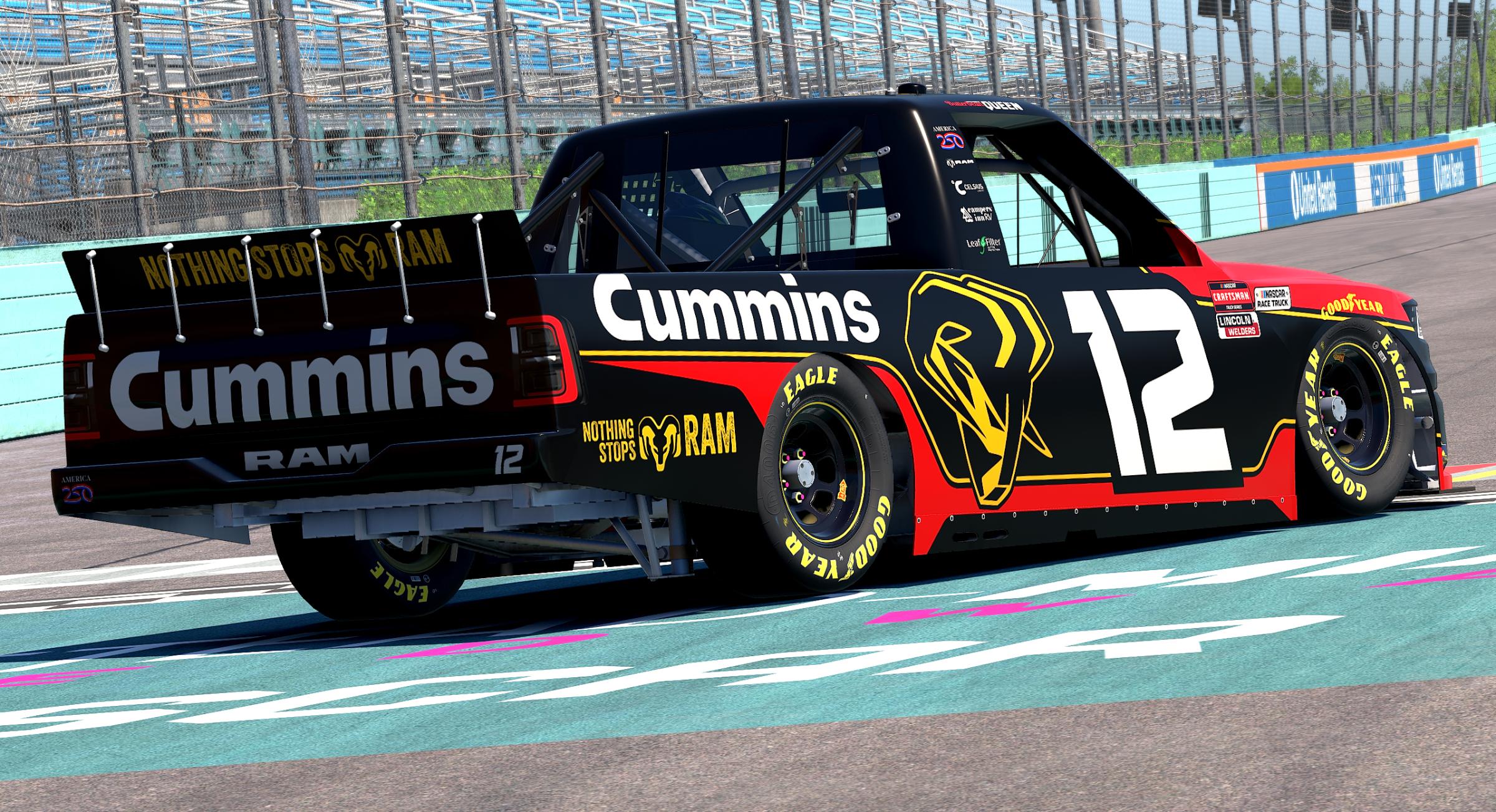 Preview of Brenden Queen - #12 Cummins RAM (2026 NCTS) by JD Laird