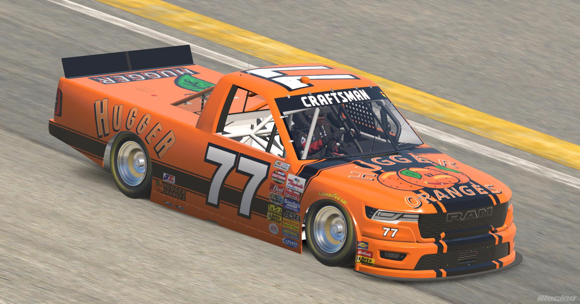 Preview of Nascar 05 103 Hugger Oranges Ram Sim Stamp by Kyle Carpenter