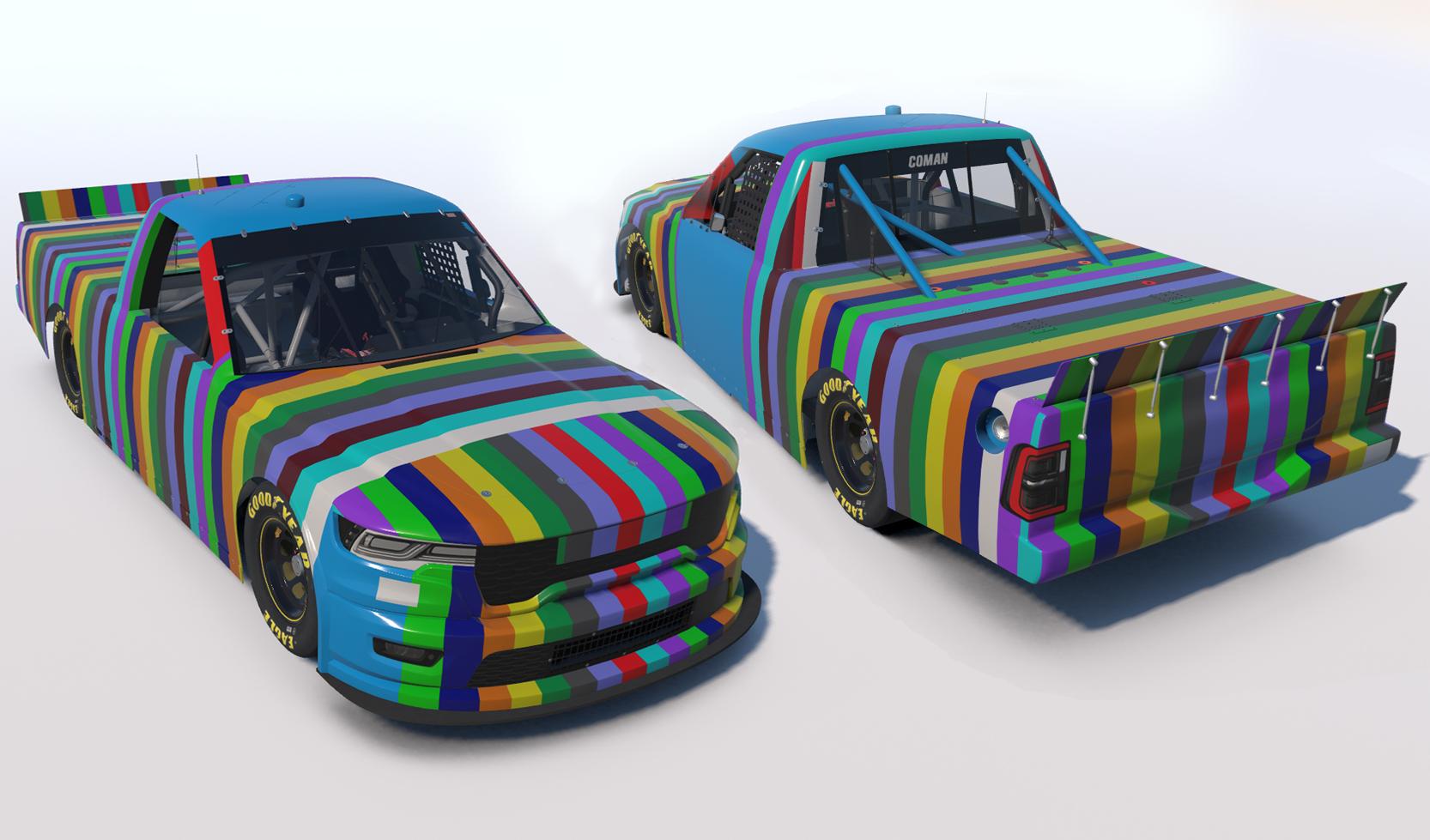 Preview of Nascar Truck Ram Stripes by Clyde Coman