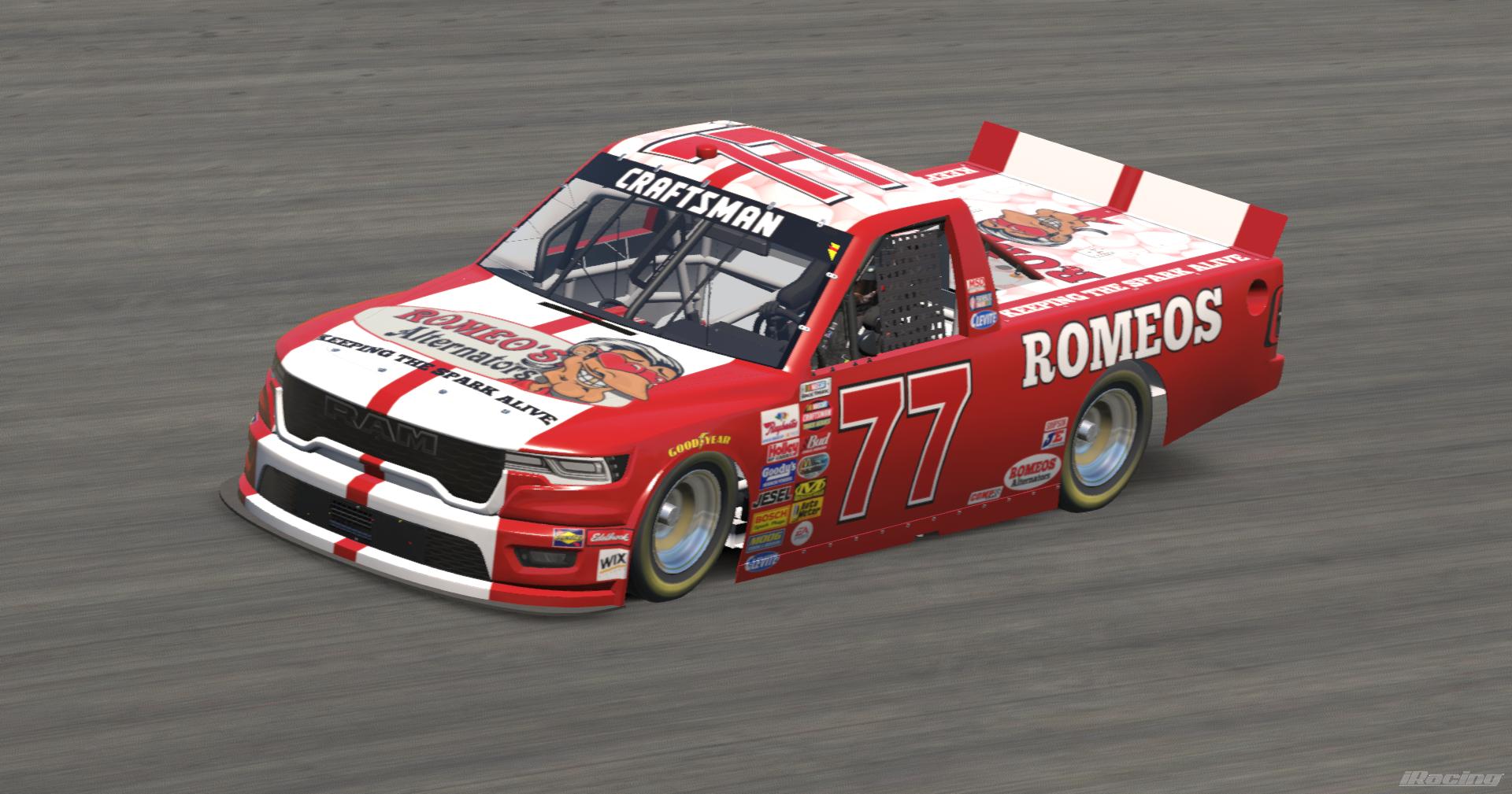 Preview of Nascar 05 82 Romeos Alternators RAM Sim Stamp by Kyle Carpenter