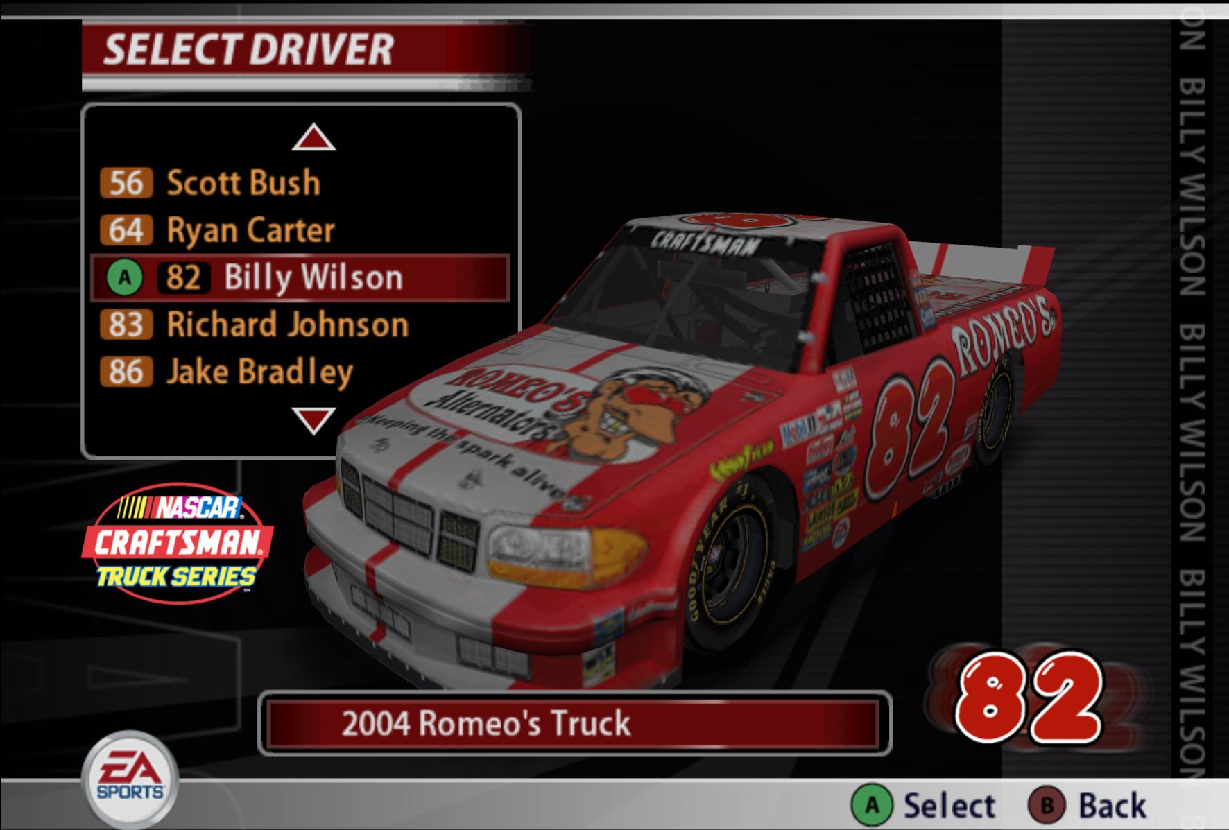 Preview of Nascar 05 82 Romeos Alternators RAM Sim Stamp by Kyle Carpenter