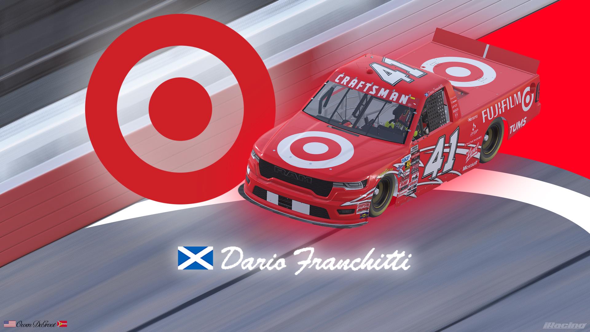 Preview of Dario Franchitti Target RAM NO NUMBER by Owen DeGroot