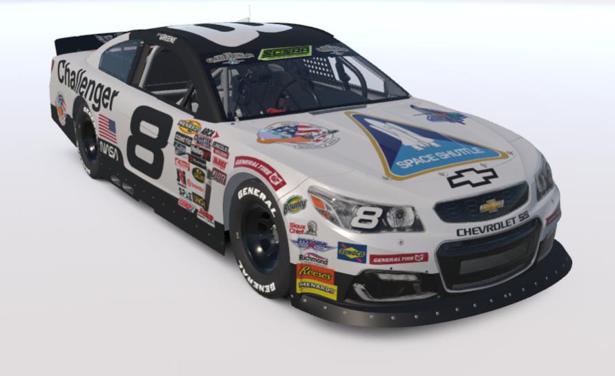 Preview of SCSRA Samuel Greene Space Shuttle Memorial ARCA Chevrolet SS (Sim Stamped) by Samuel Greene
