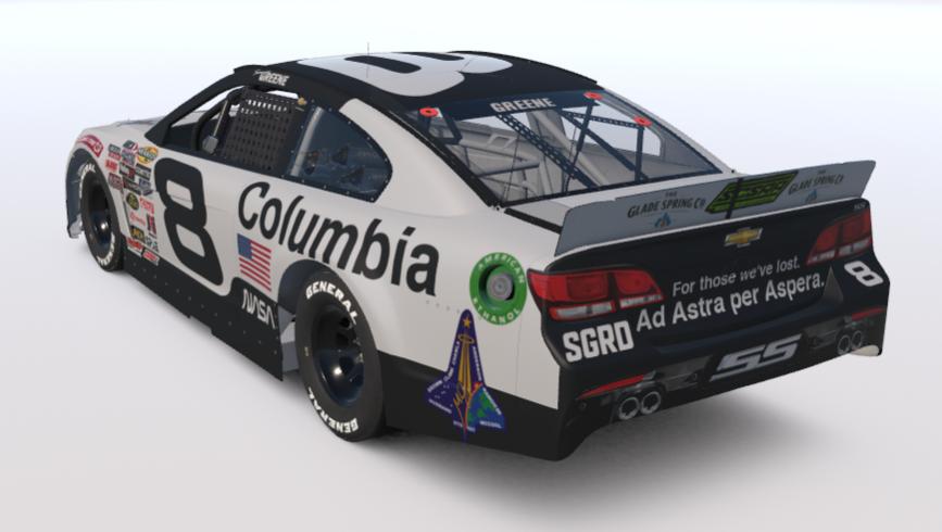 Preview of SCSRA Samuel Greene Space Shuttle Memorial ARCA Chevrolet SS (Sim Stamped) by Samuel Greene