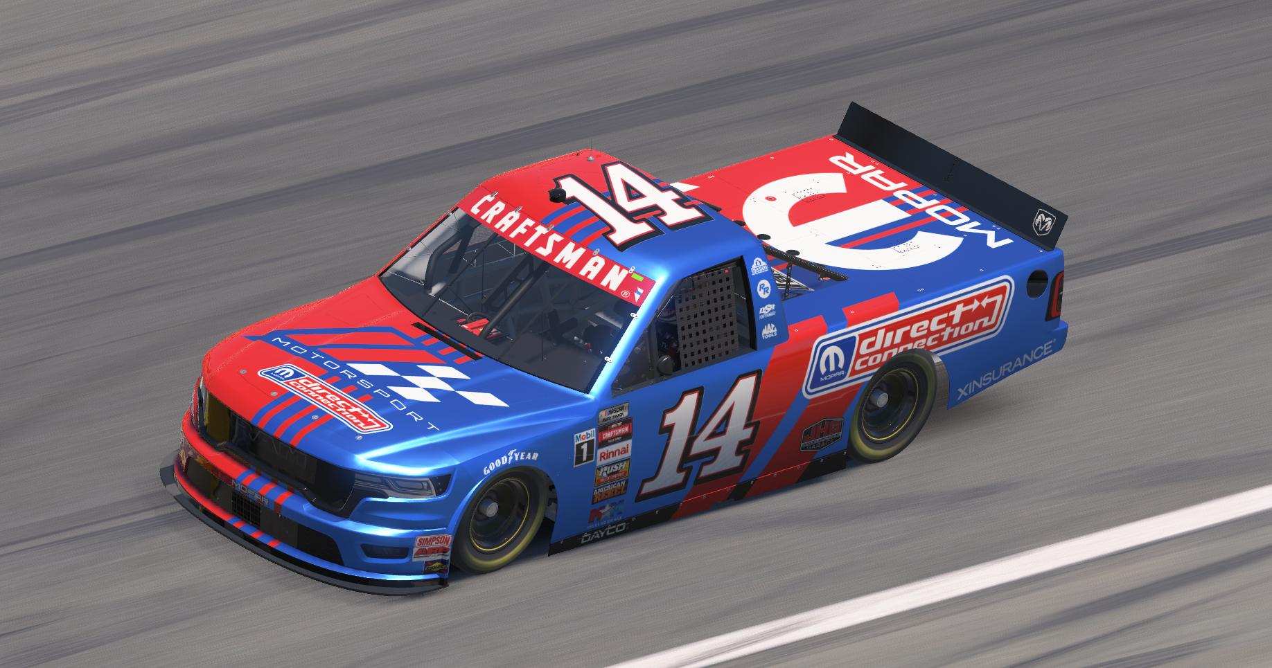 Direct Connection Racing Banner Mopar Direct Connection - Stewart / Hagan by Jaxson Albin - Trading Paints
