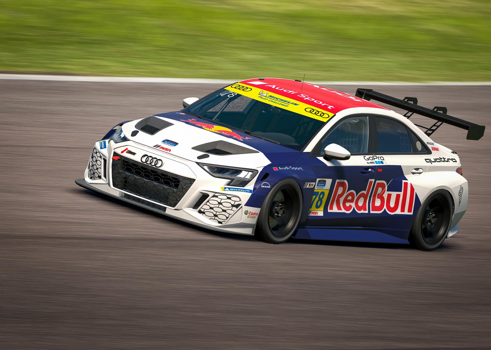 Preview of Mattias Ekström Rallycross Inspired Red Bull Audi TCR  by Julian M.