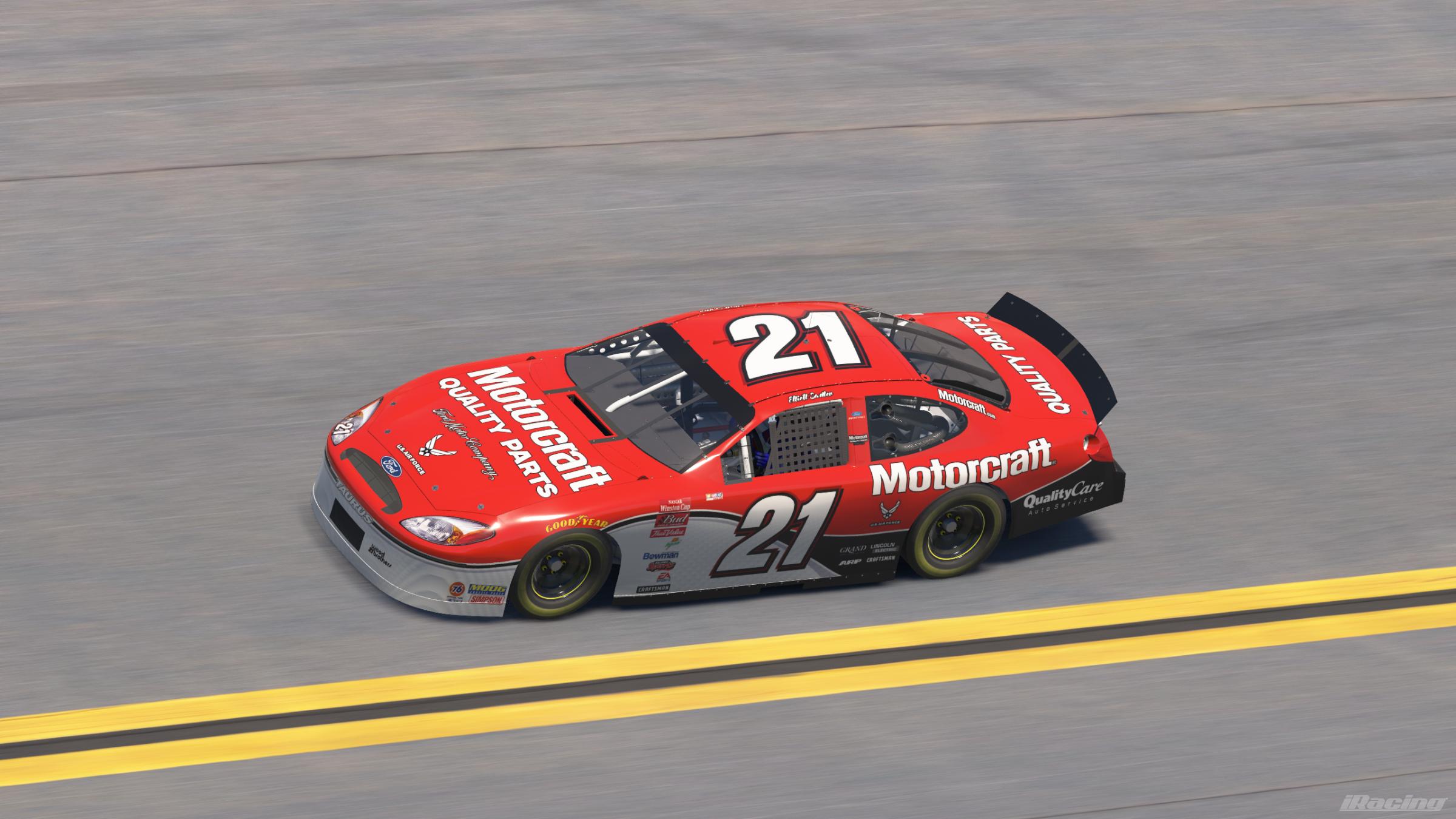 Preview of Motorcraft Elliott Sadler 2001 - Sim Stamp by Chad Douglass