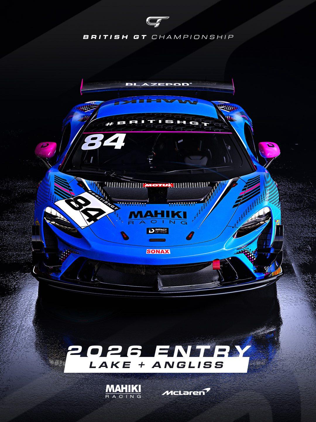 Preview of Mahiki Racing 2026 British GT 4 - Blake Angliss / Revie Lake by Keith Archer