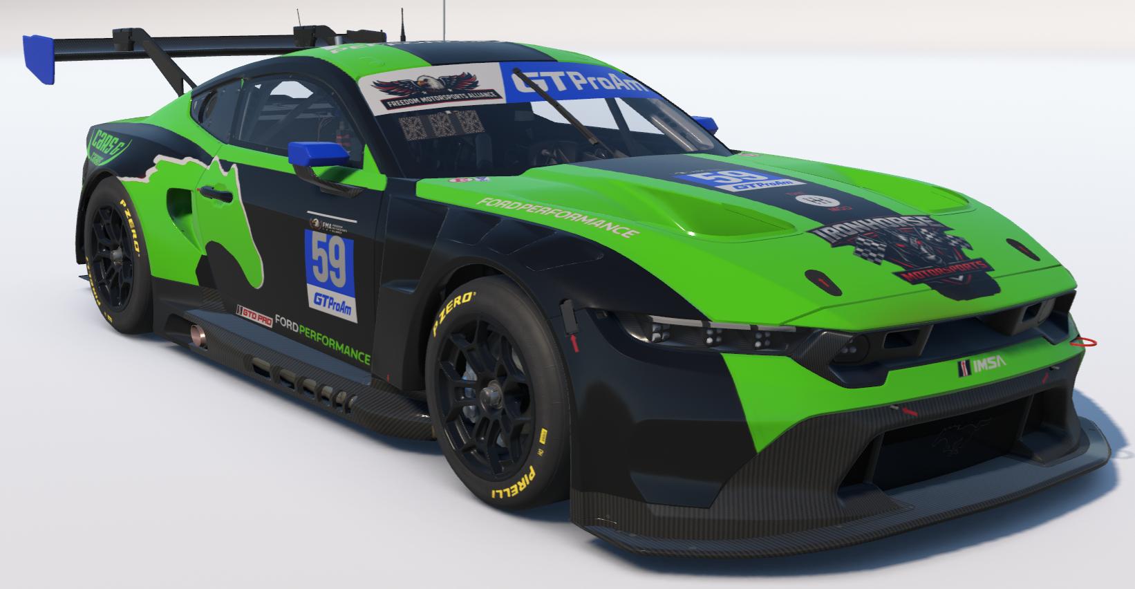 Preview of Ironhorse Motorsports Ford Mustang - #59 Anthony Barranco by Marshall Crocker Jr