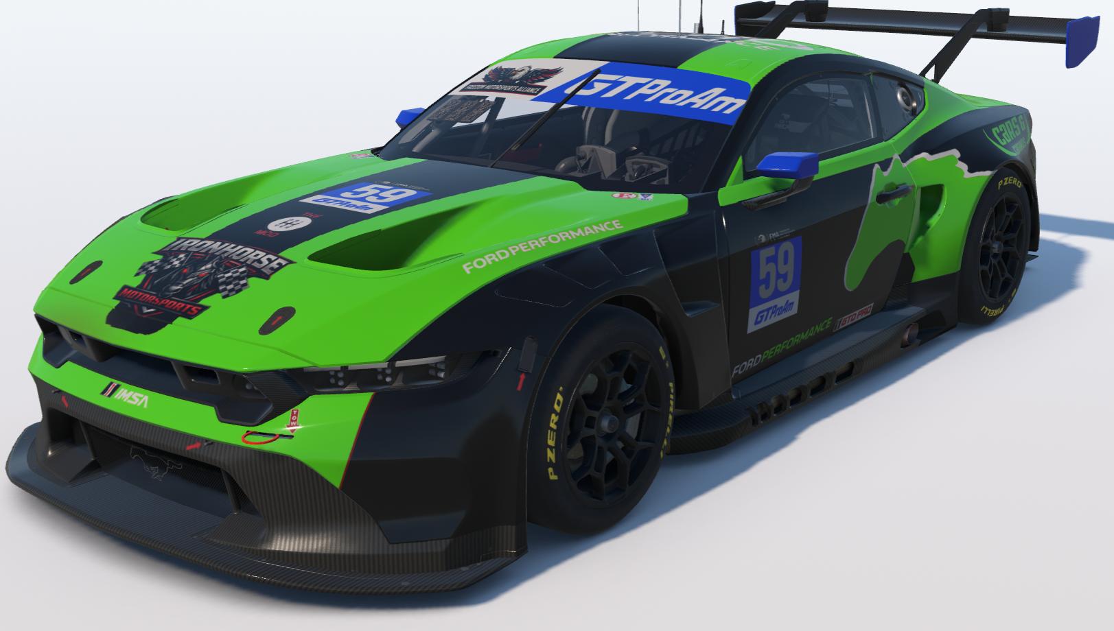 Preview of Ironhorse Motorsports Ford Mustang - #59 Anthony Barranco by Marshall Crocker Jr